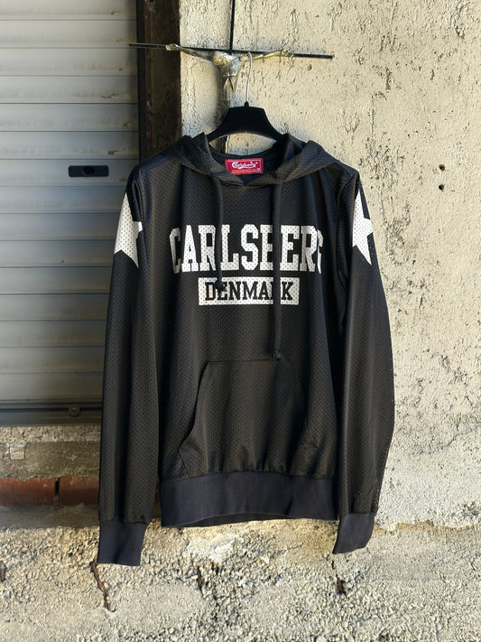 CARLSBERG BLACK MESH HOODIE