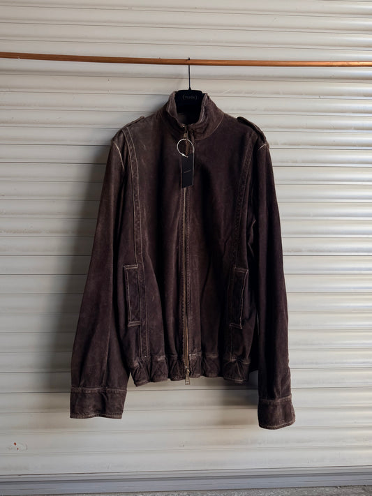GIORGIO BRATO BROWN LEATHER JACKET