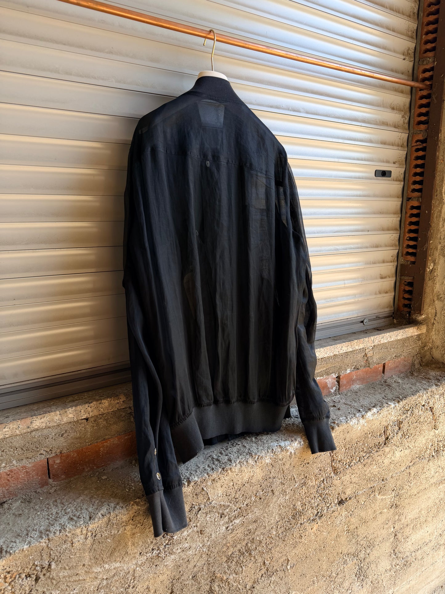 RICK OWENS TRANSPARENT BOMBER
