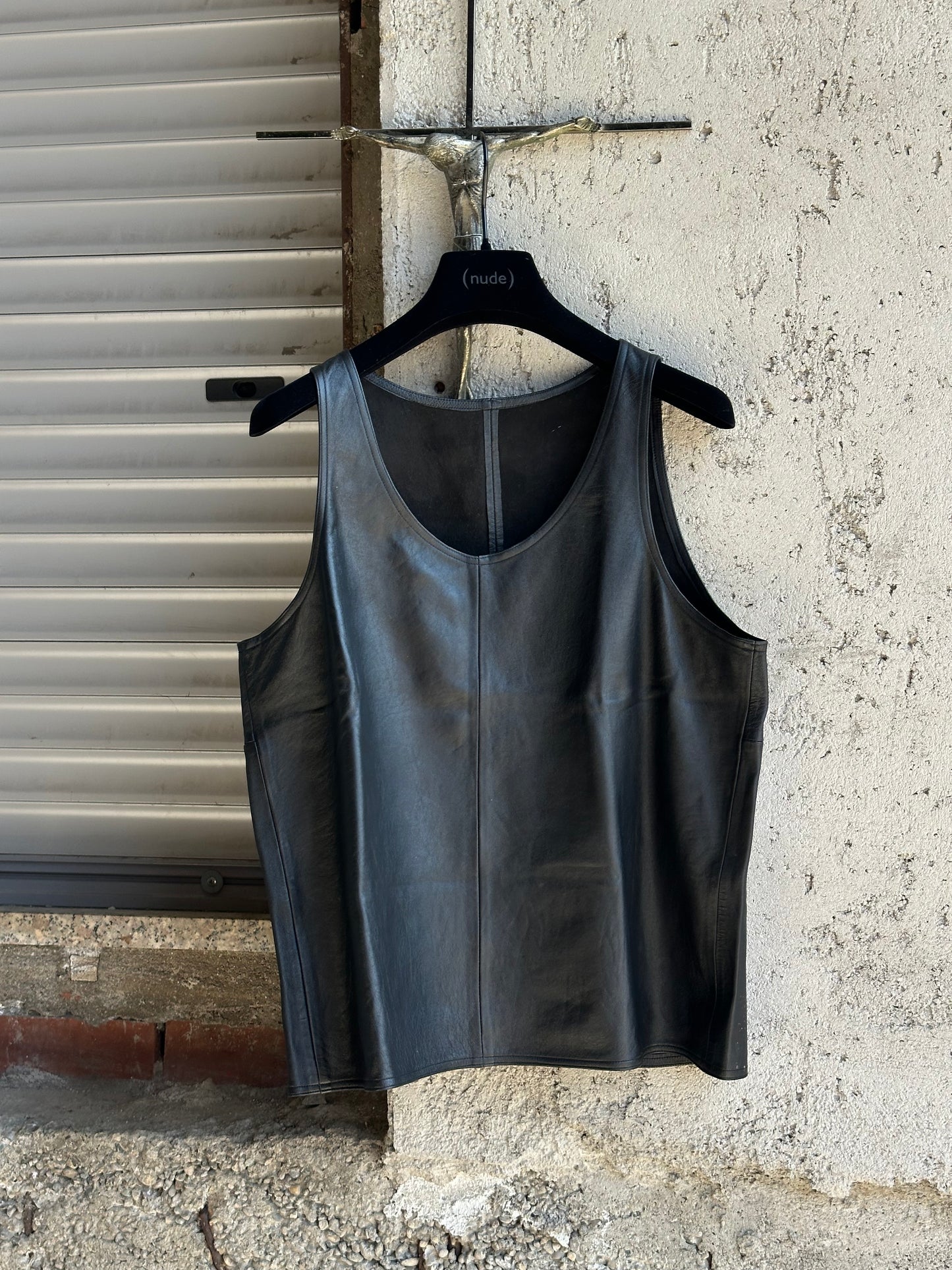 LEATHER TANK TOP