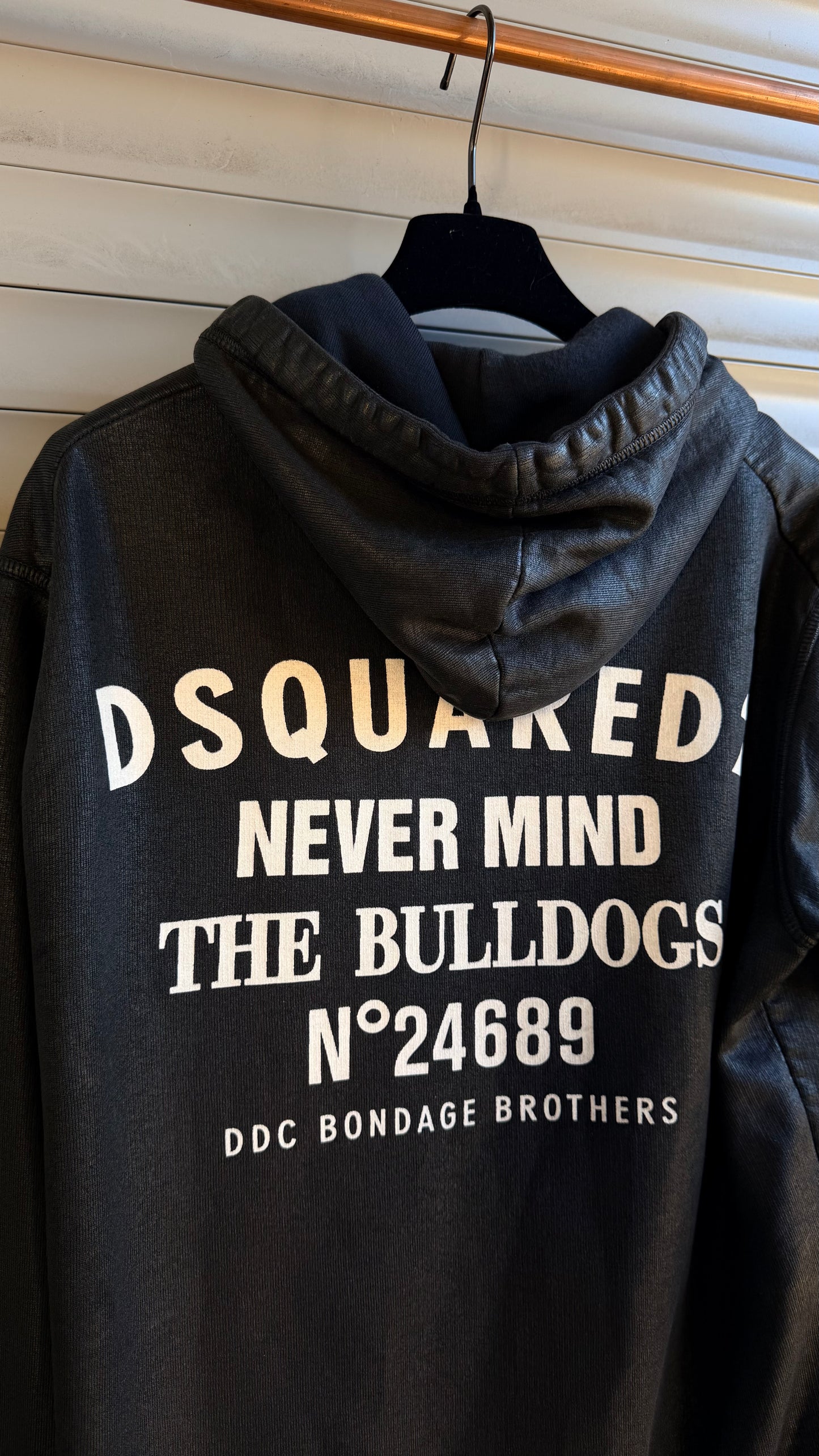 DSQUARED2 WAXED HOODIE