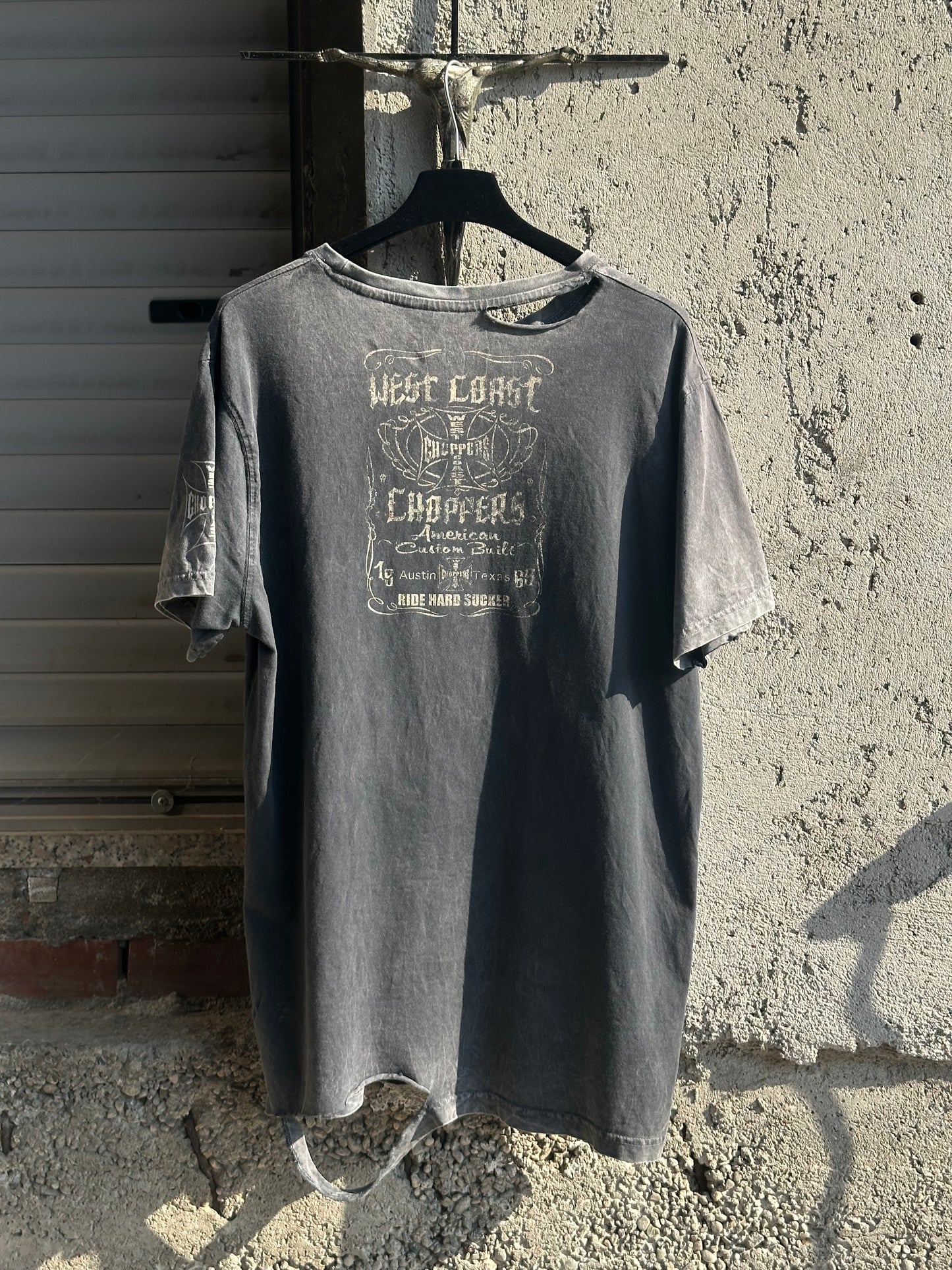 WEST COAST CHOPPERS DISTRESSED T-SHIRT