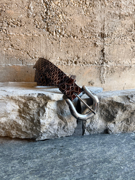 CROCOSKIN RODEO BELT
