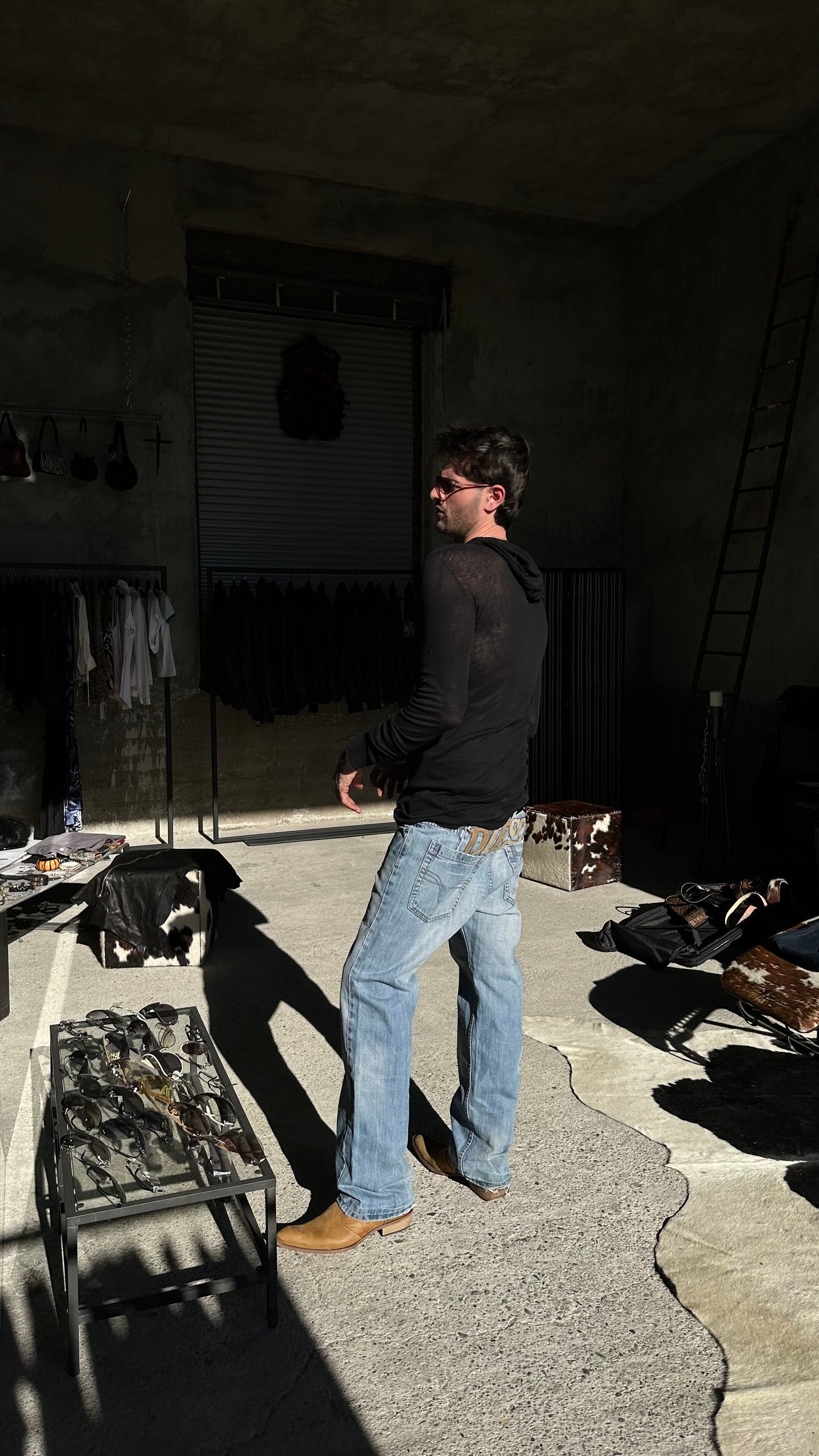 DIESEL BACK LOGO DENIM