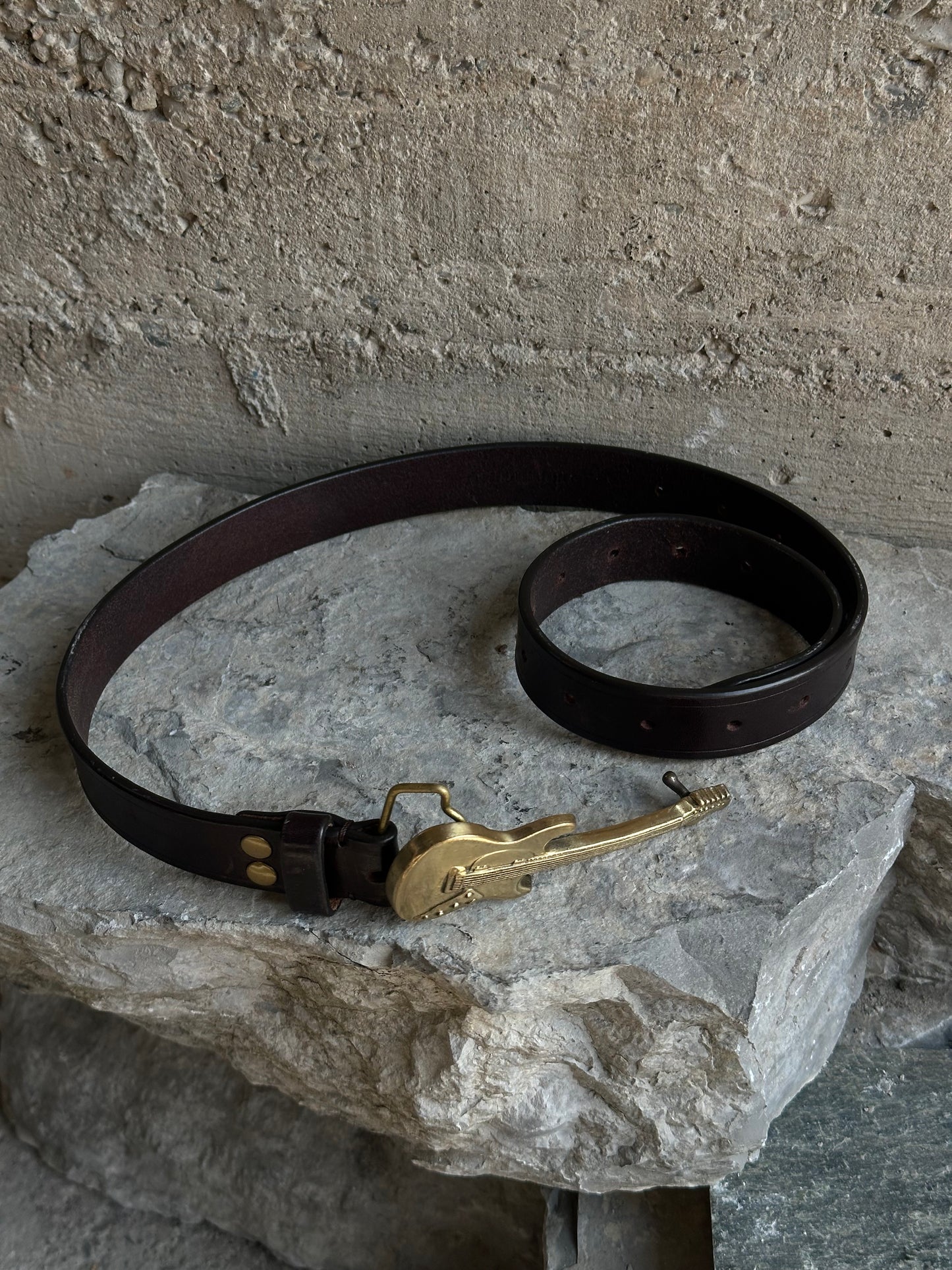 ANN DEMEULEMEESTER ROCKSTAR LEATHER BELT