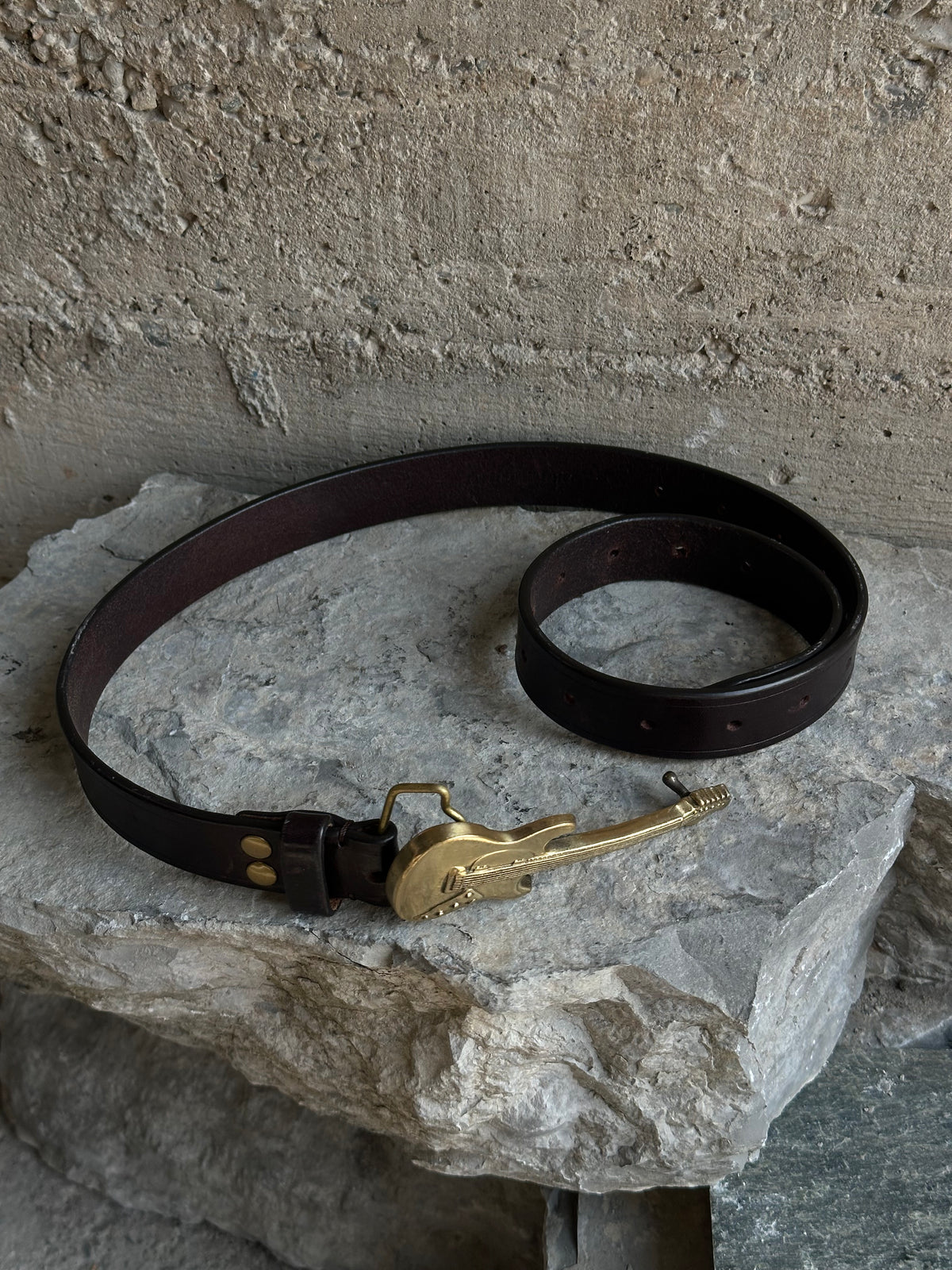 ANN DEMEULEMEESTER ROCKSTAR LEATHER BELT