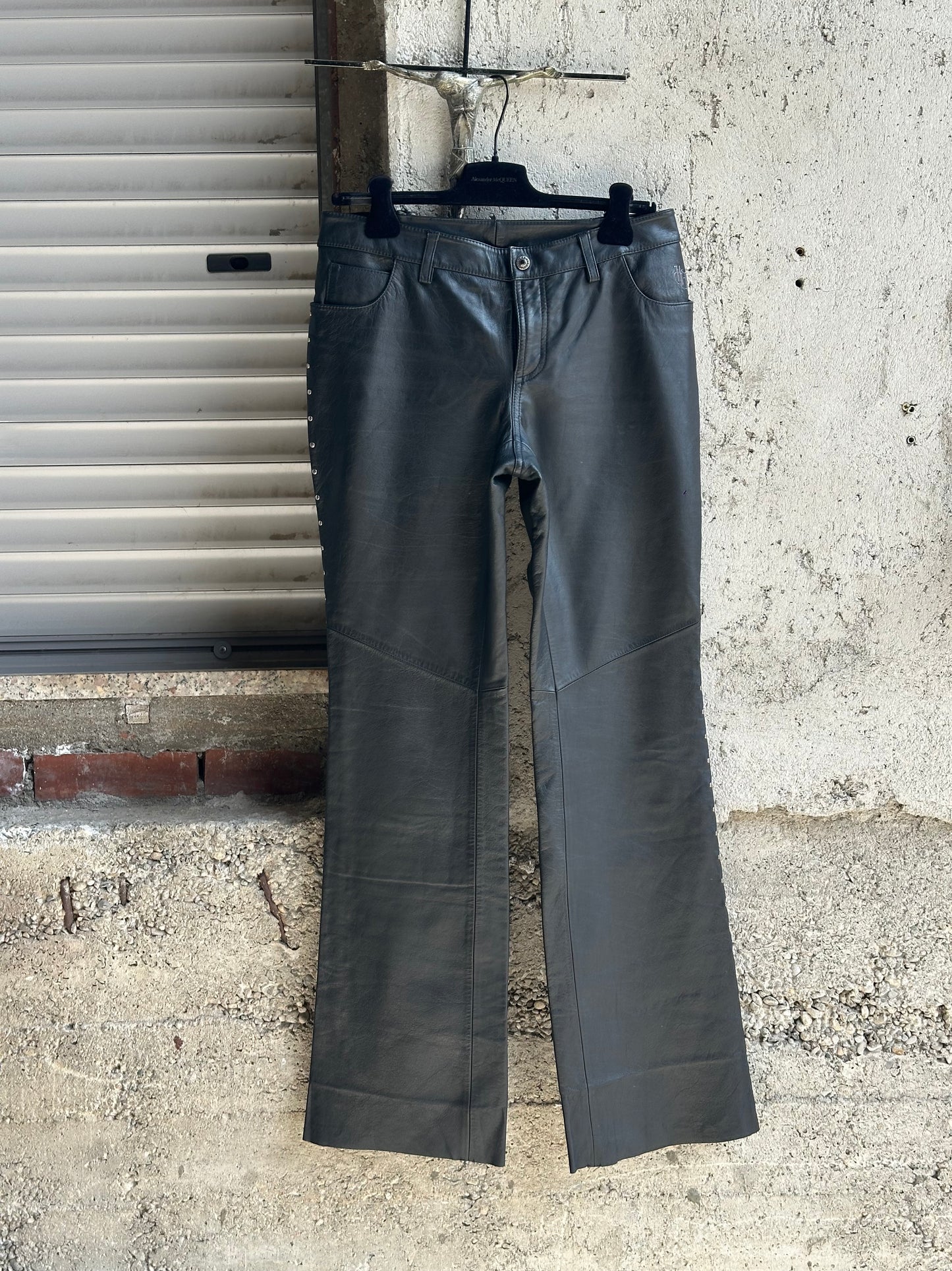HARLEY DAVIDSON STUDDED LEATHER MOTOR PANTS
