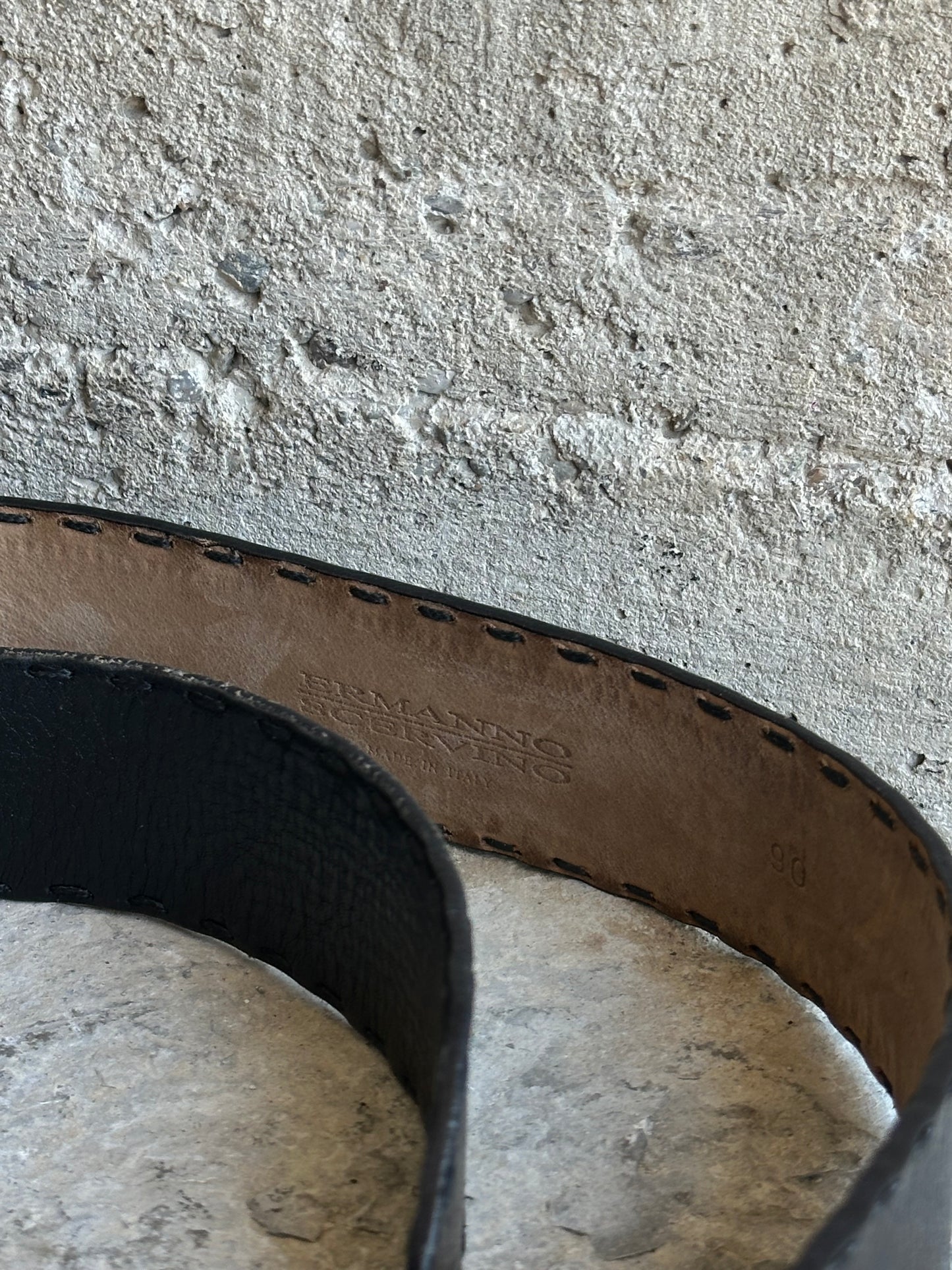 ERMANNO SCERVINO WING RHINESTONES LEATHER BELT