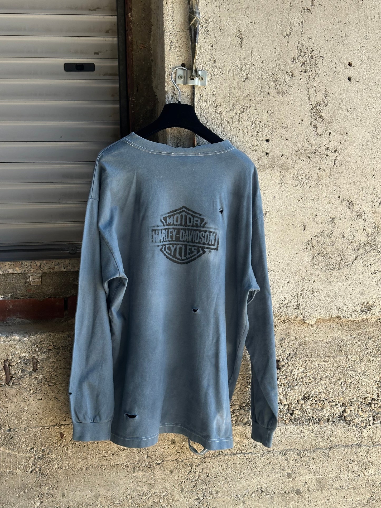 HARLEY DAVIDSON DISTRESSED LONGSLEEVE