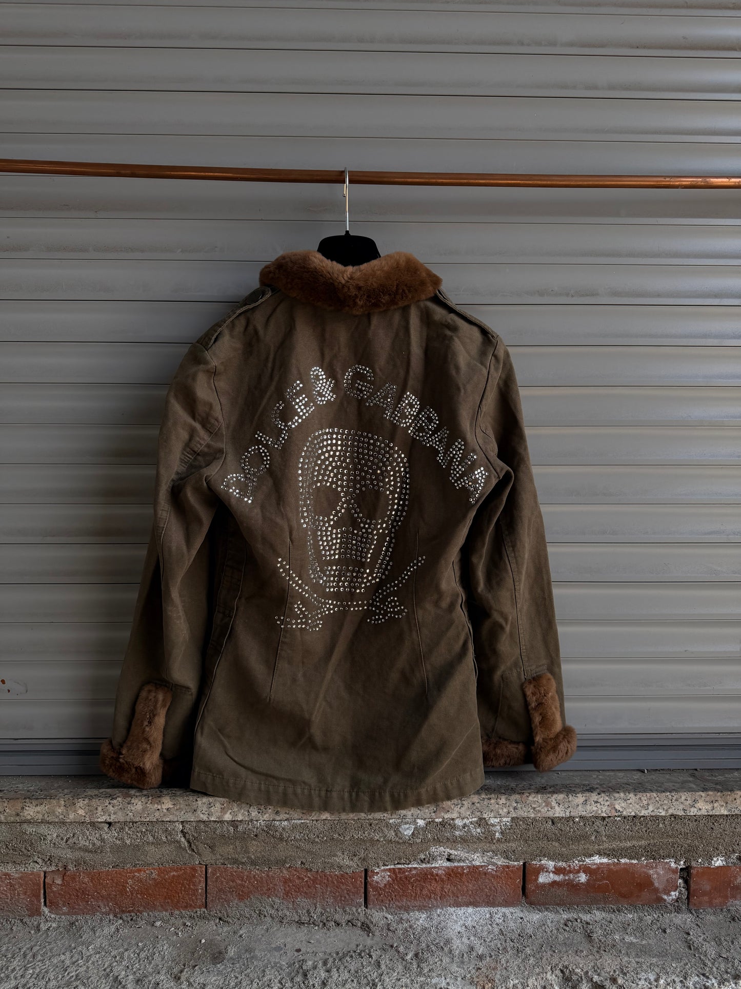 RHINESTONES FUR DOLCE & GABBANA JACKET