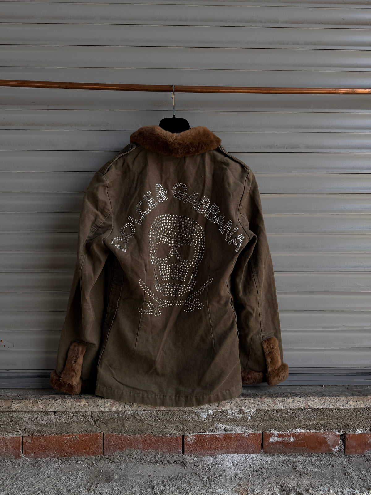 RHINESTONES FUR DOLCE & GABBANA JACKET