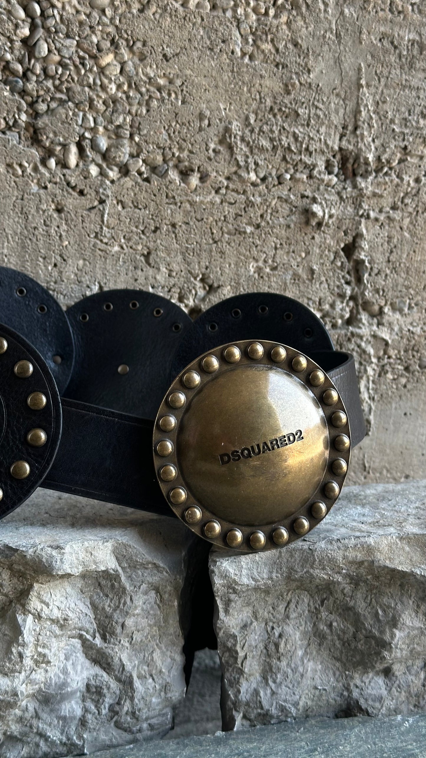 DSQUARED2 STUDDED RODEO BELT