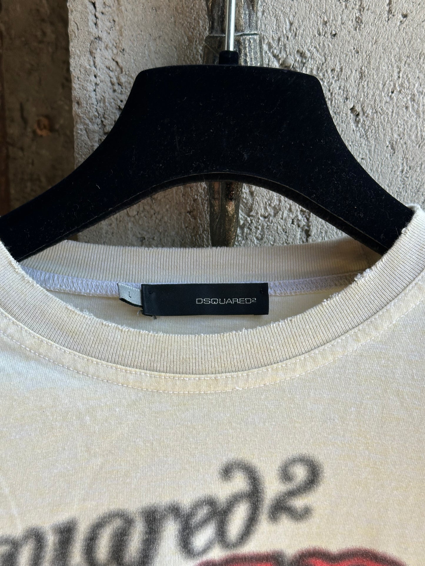 DSQUARED2 69 CREAM LONGSLEEVE