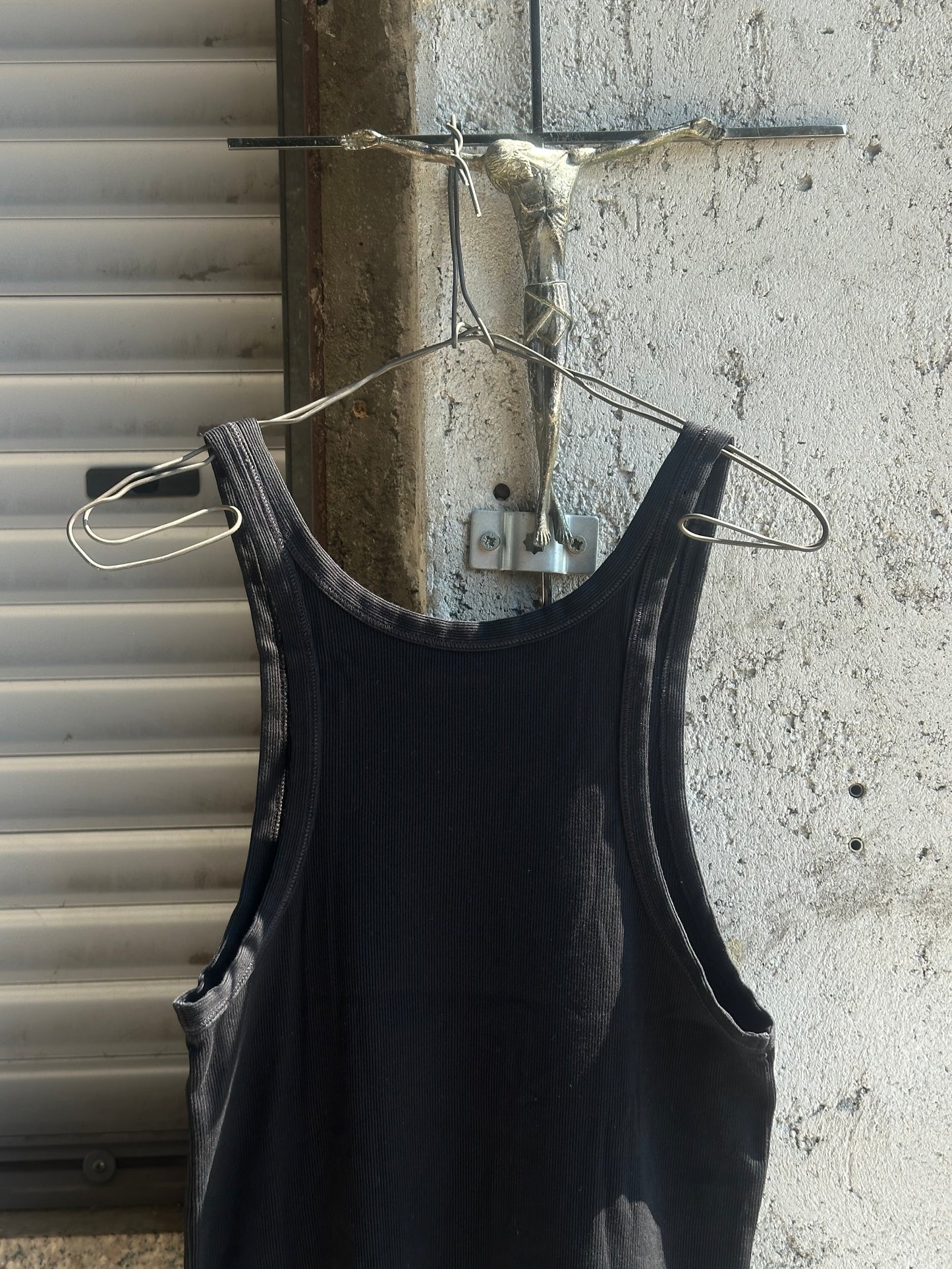 DOLCE & GABBANA BLACK TANK TOP