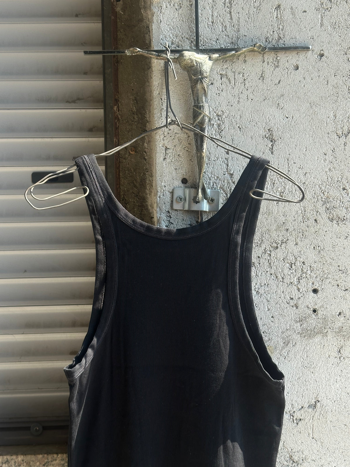 DOLCE & GABBANA BLACK TANK TOP