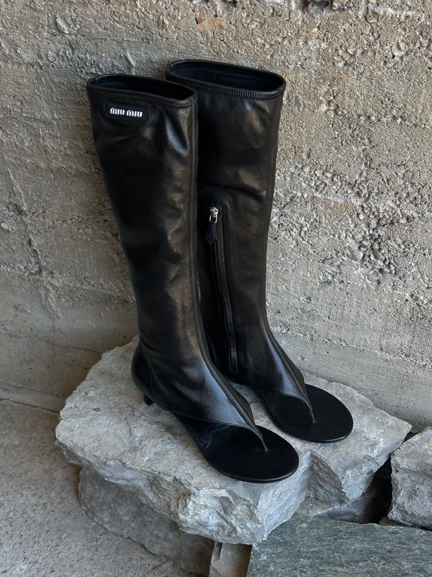 MIU MIU THONG BOOTS