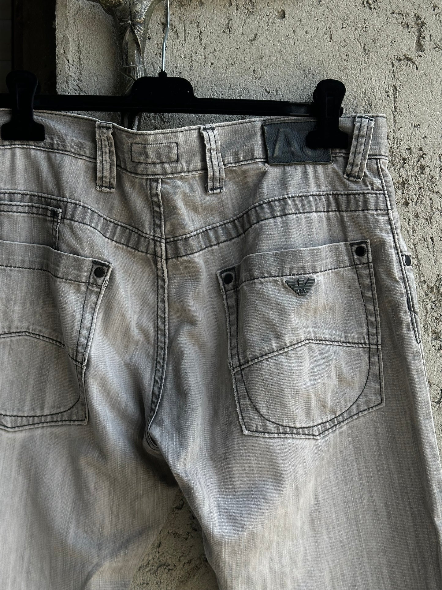 ARMANI GREY DENIM PANTS