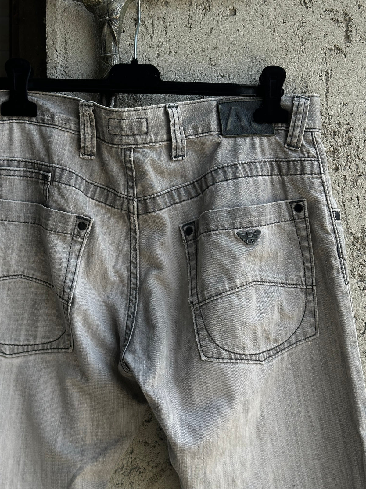 ARMANI GREY DENIM PANTS
