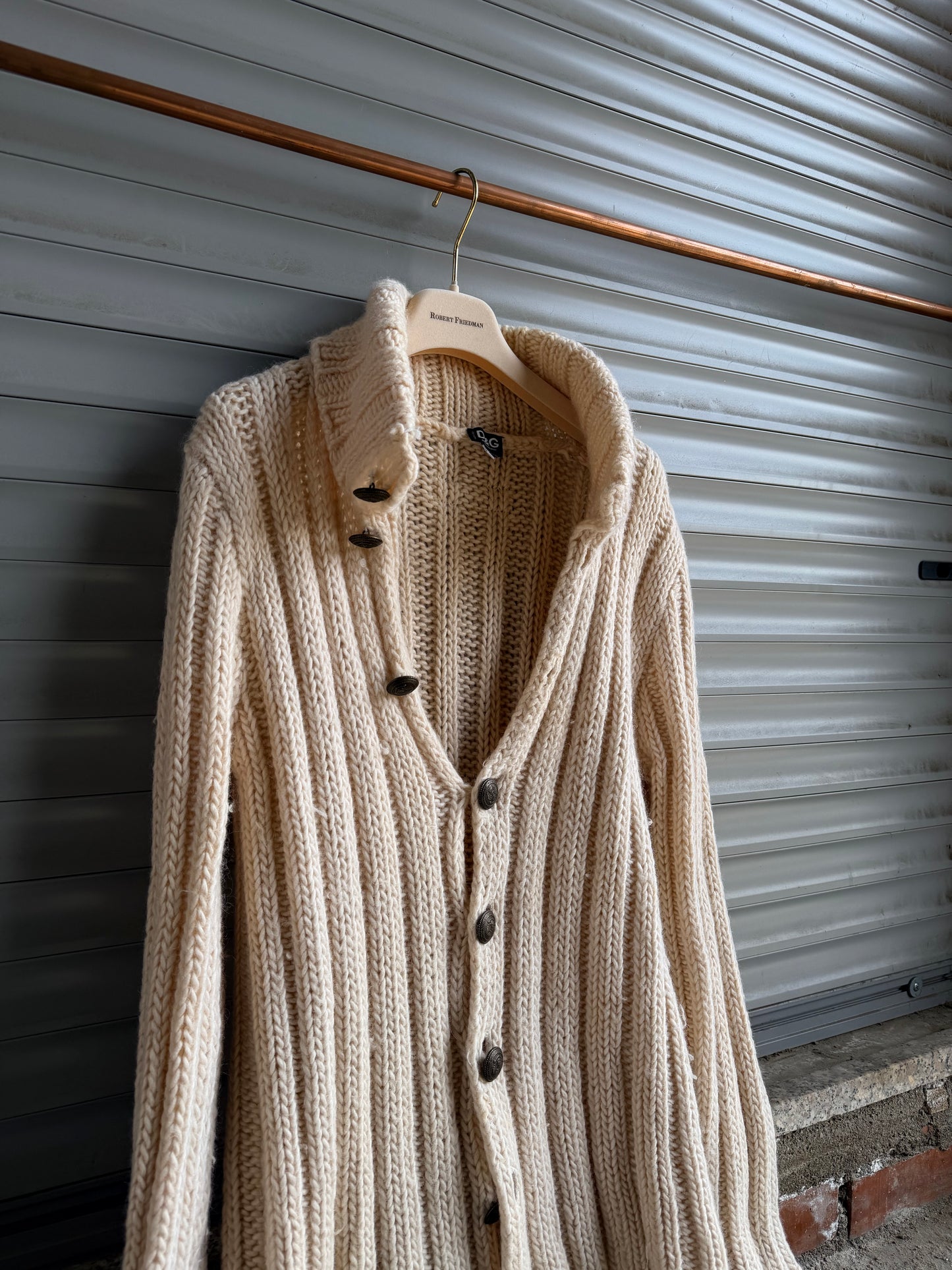 DOLCE & GABBANA BUTTON UP CARDIGAN