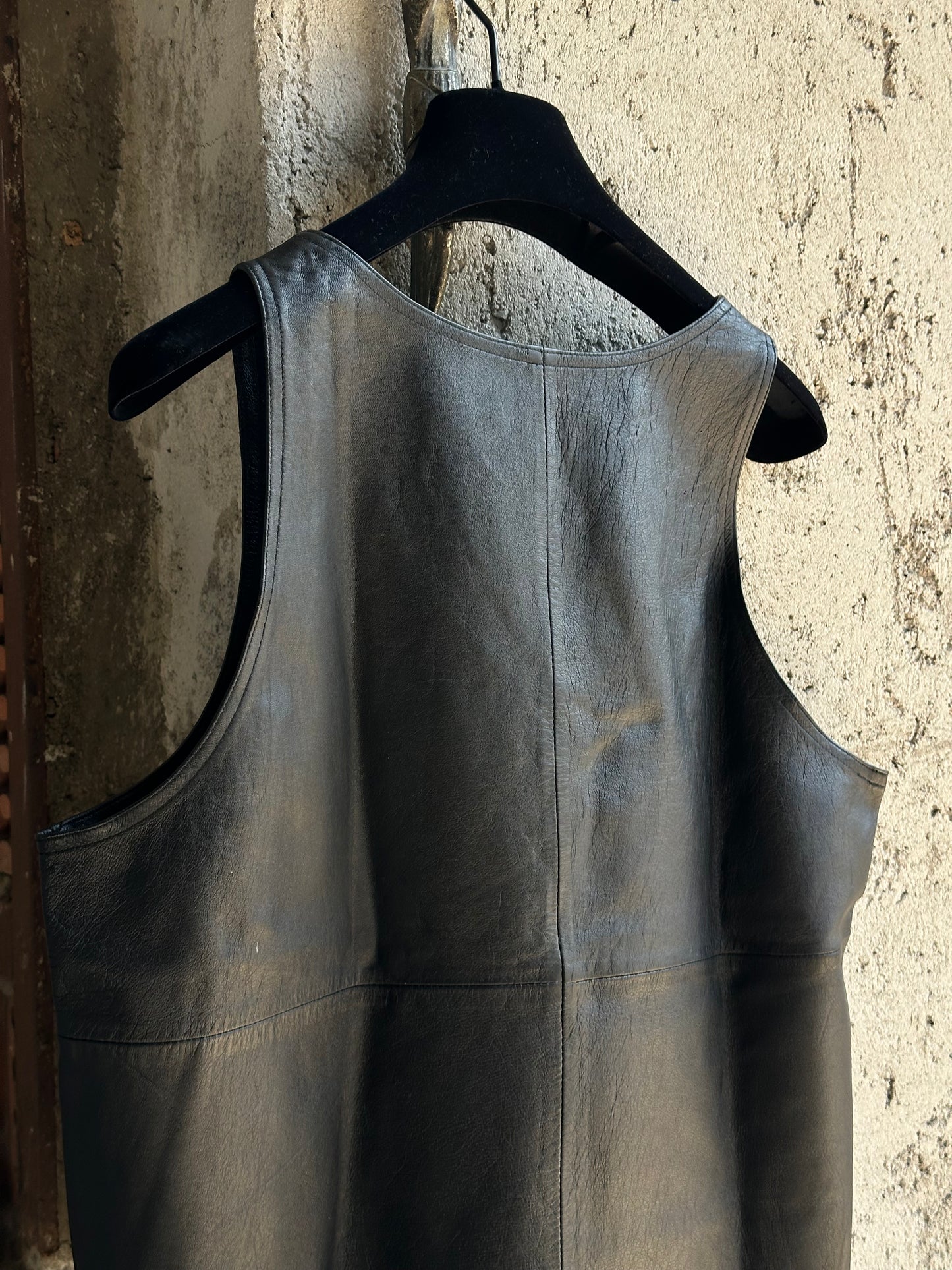 LEATHER TANK TOP