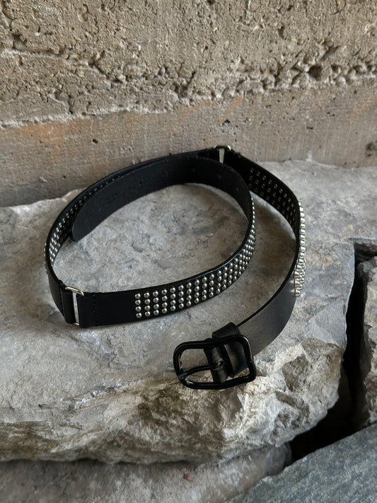DSQUARED2 BLACK STUDDED BELT