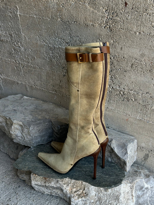 CASADEI SUEDE BOOTS