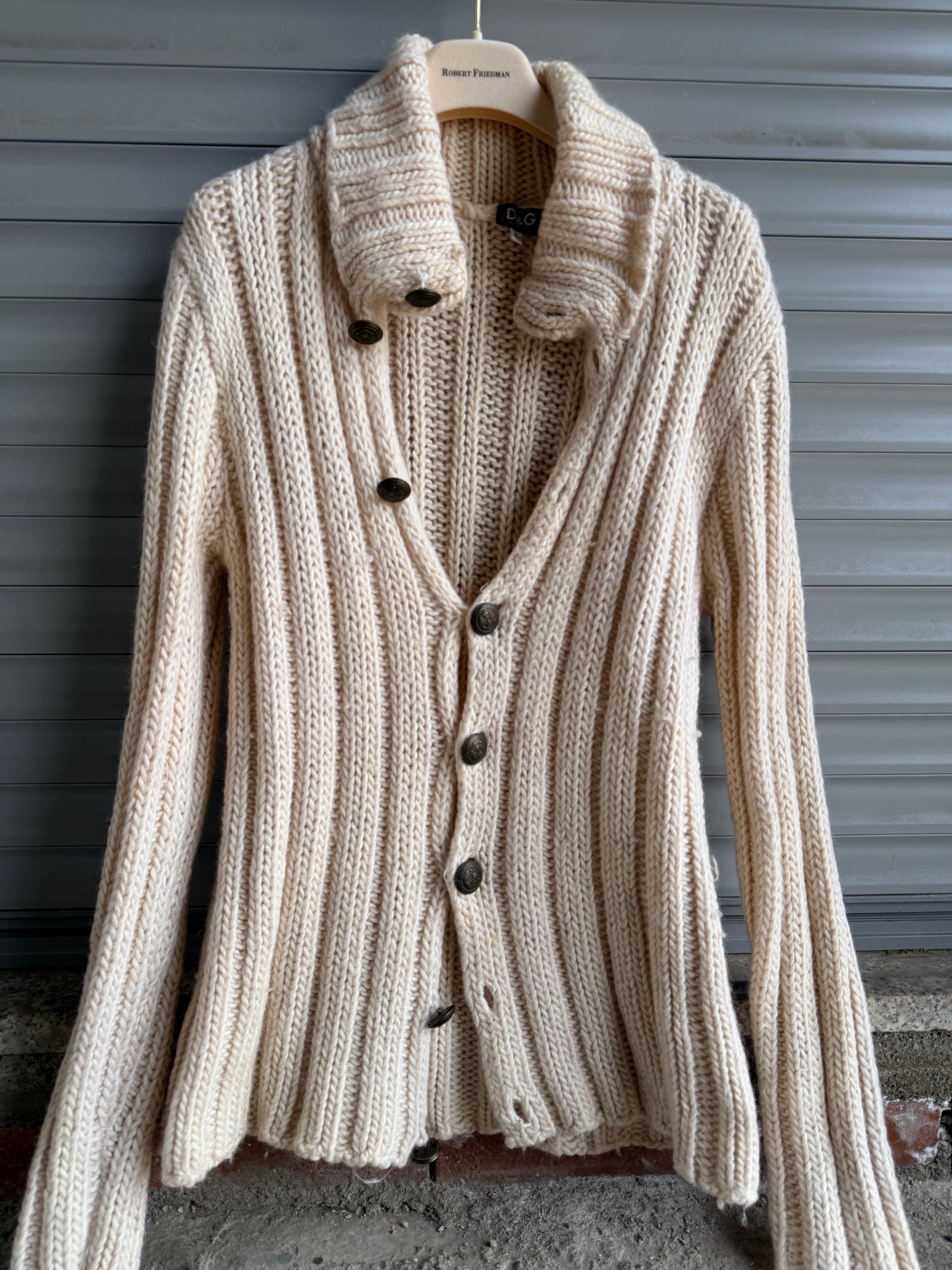 DOLCE & GABBANA BUTTON UP CARDIGAN