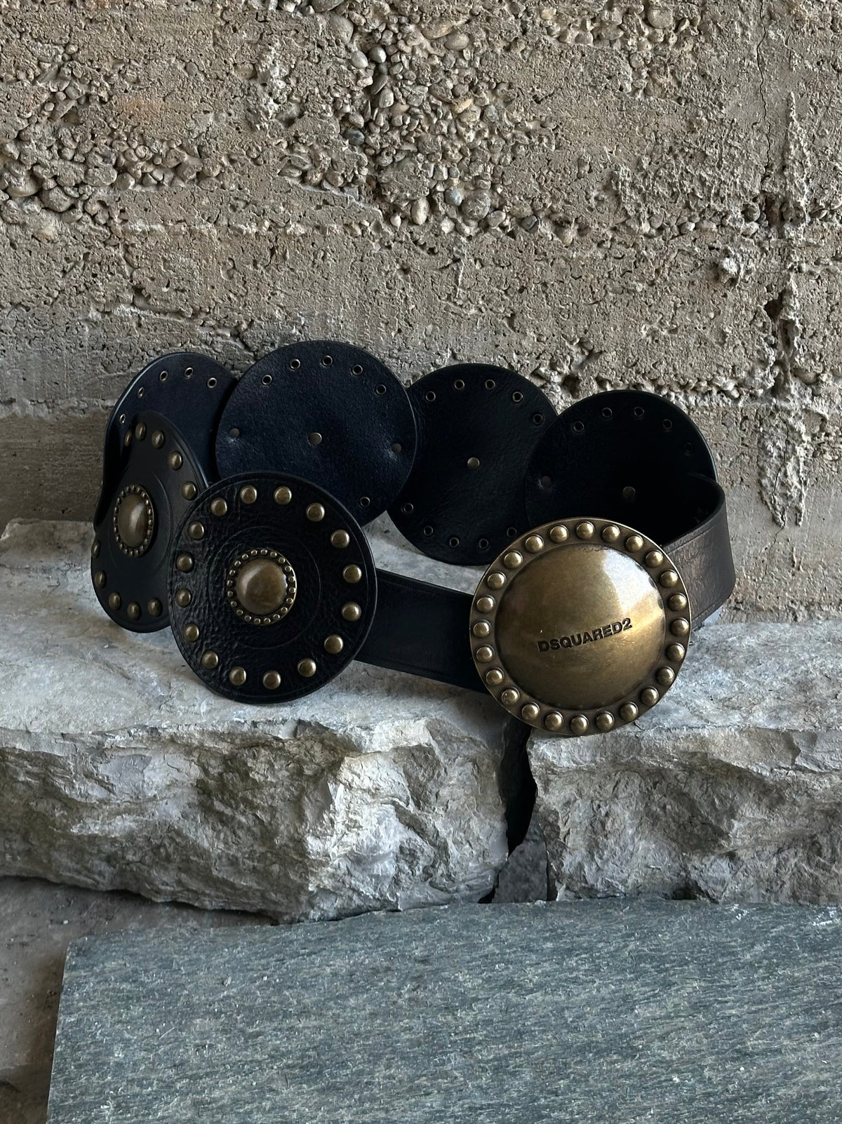 DSQUARED2 STUDDED RODEO BELT