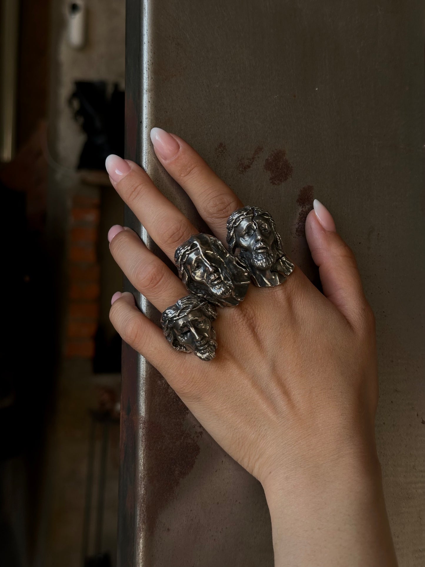 HAILV SACRED GRIEF SILVER RING