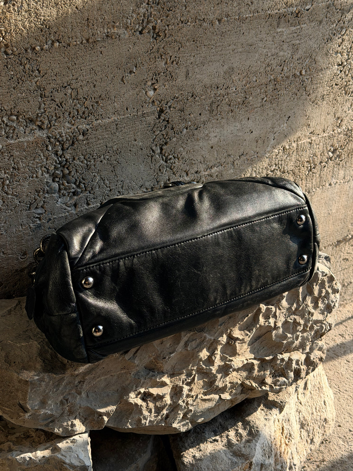 FAY LEATHER INTERLOCKED BAG