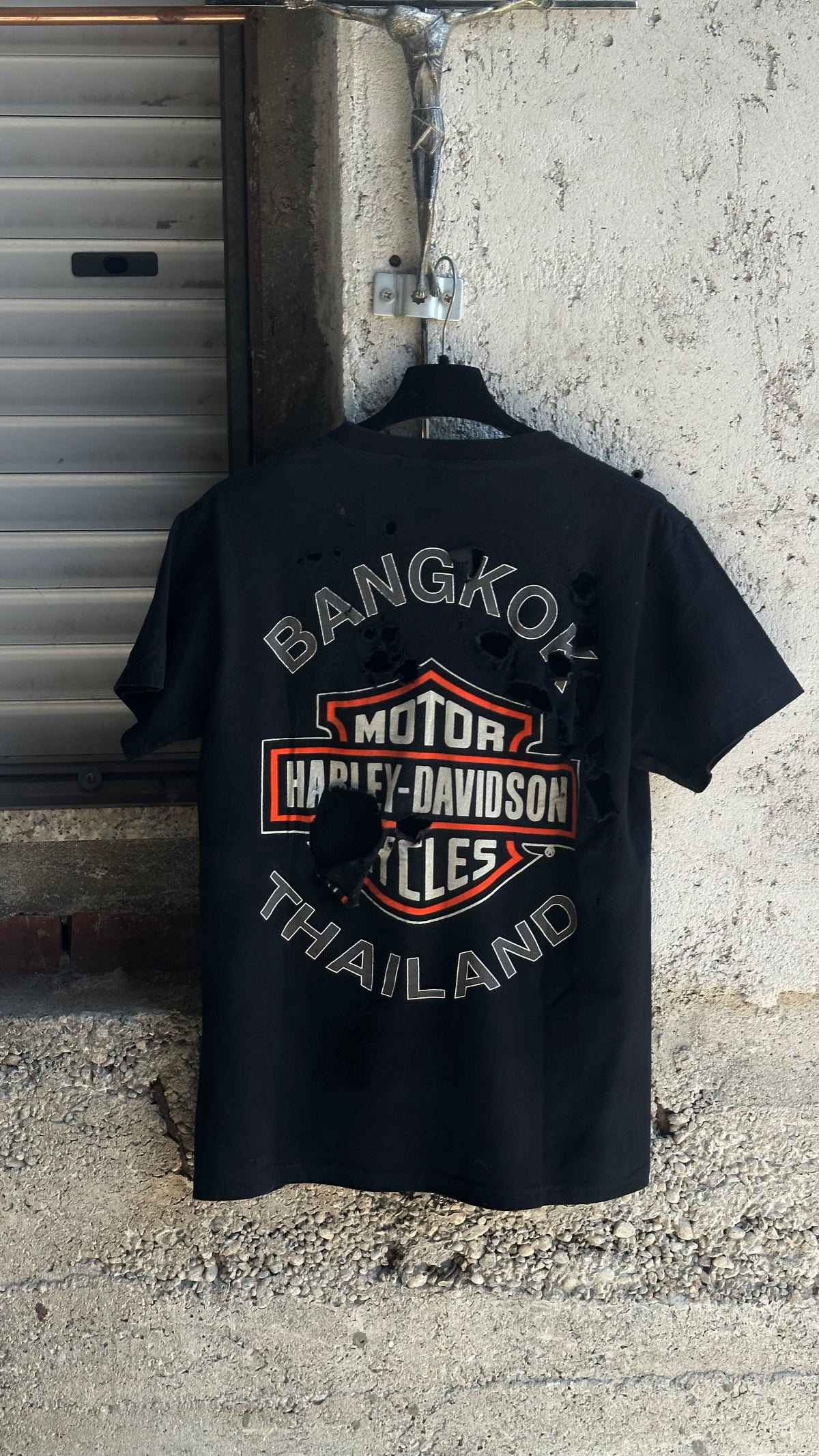 HARLEY DAVIDSON DISTRESSED BANGKOK T-SHIRT