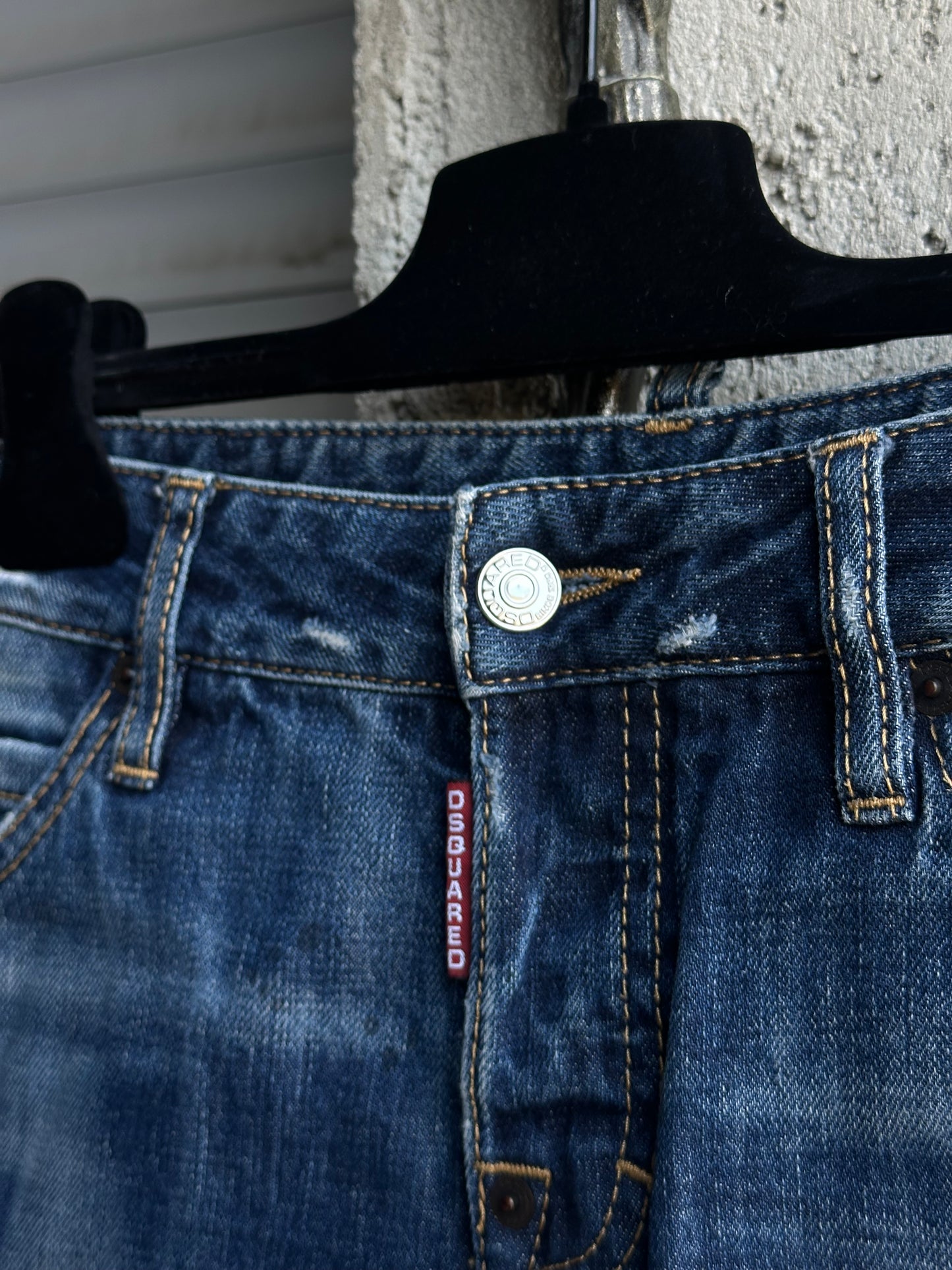DSQUARED2 STARS DENIM SKIRT