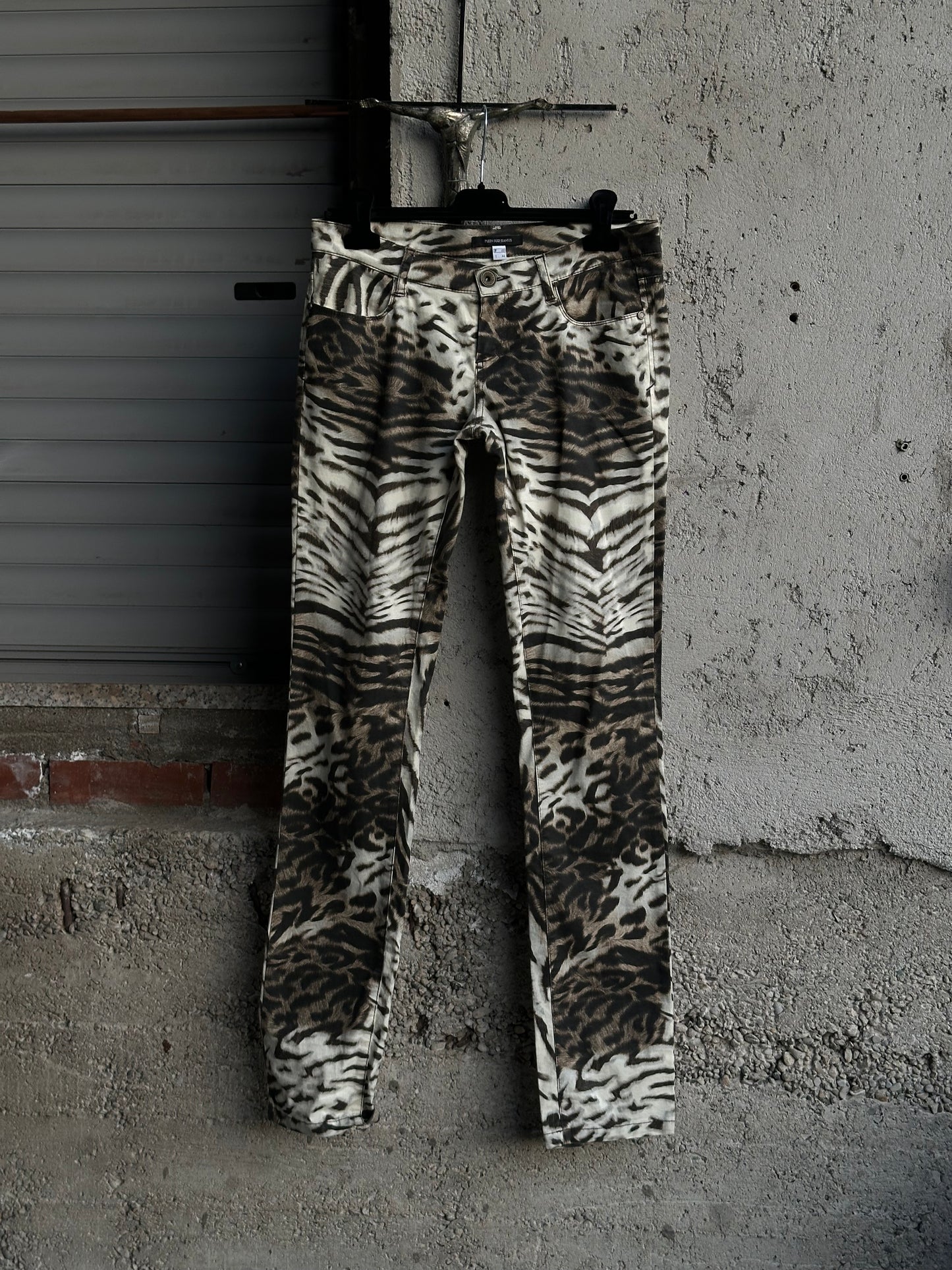 PLEIN SUD ANIMALIER COTTON PANTS