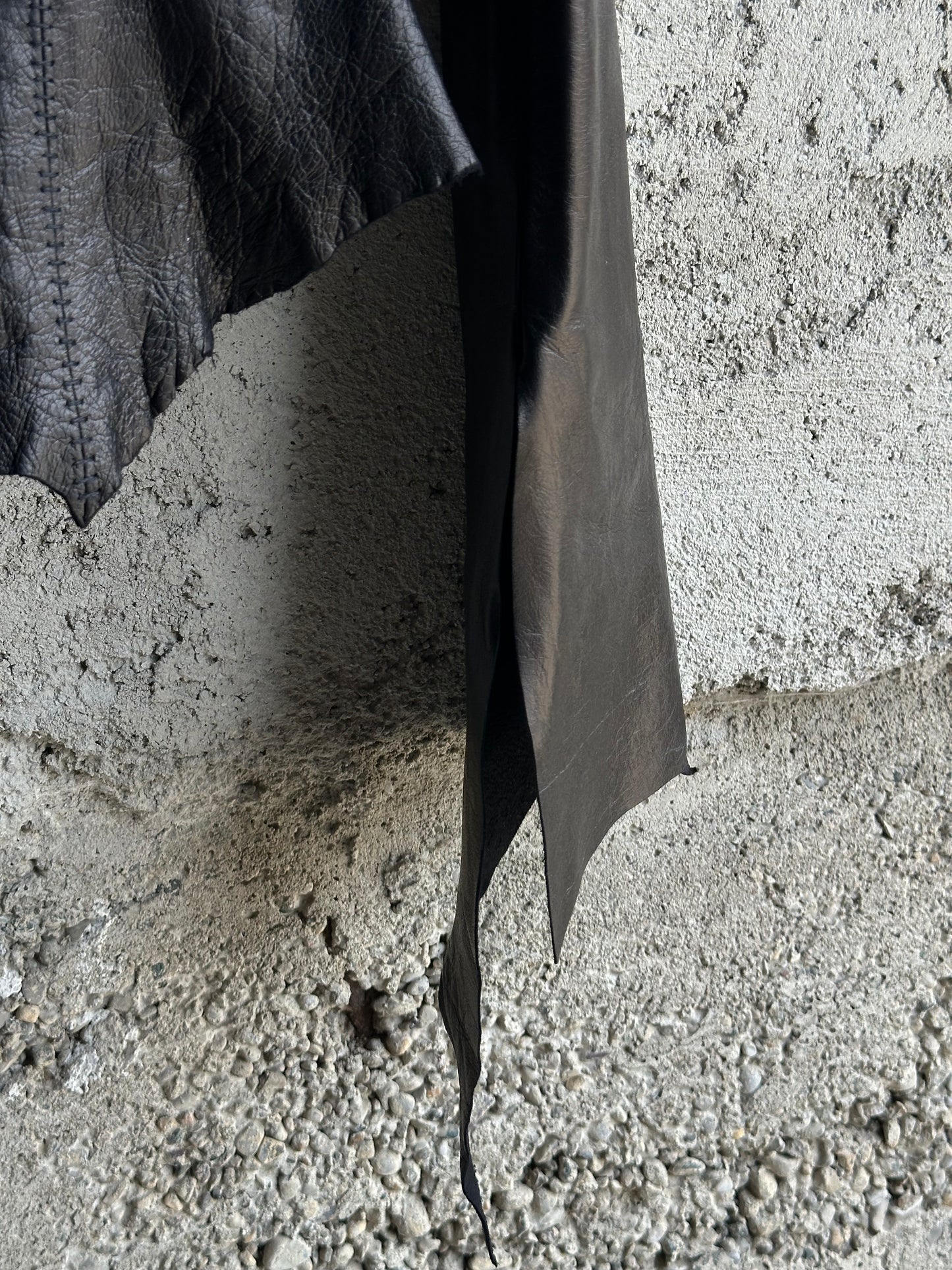 ALEKSANDER CECCO OBLIVION LAMBSKIN LEATHER SHIRT