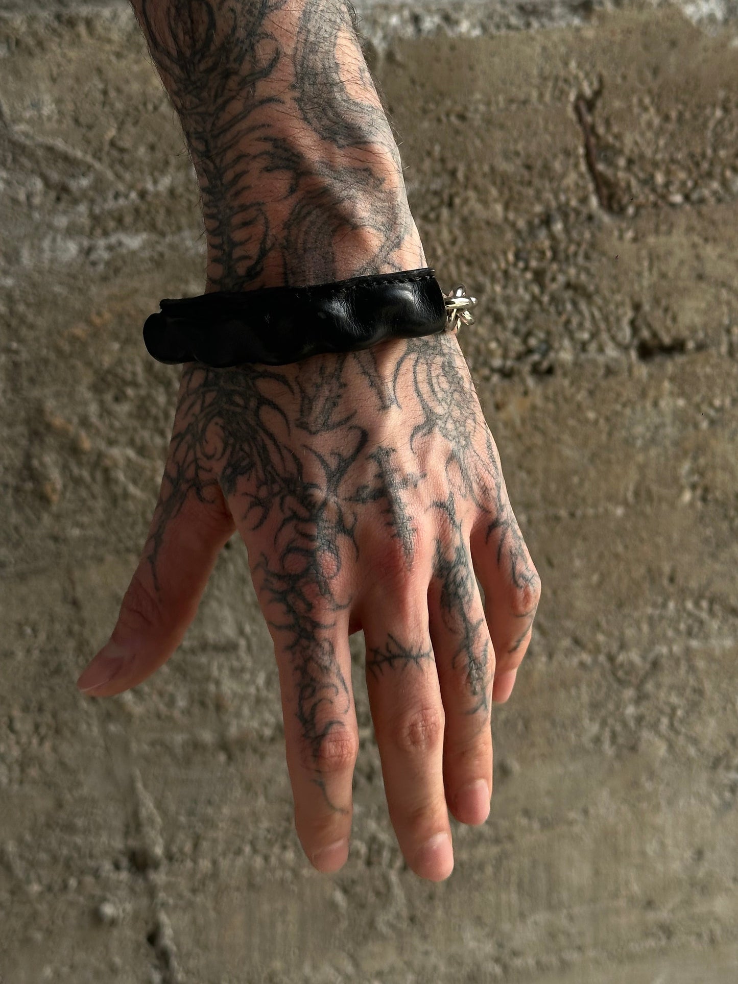 DSQUARED2 LEATHER CHAIN BRACELET