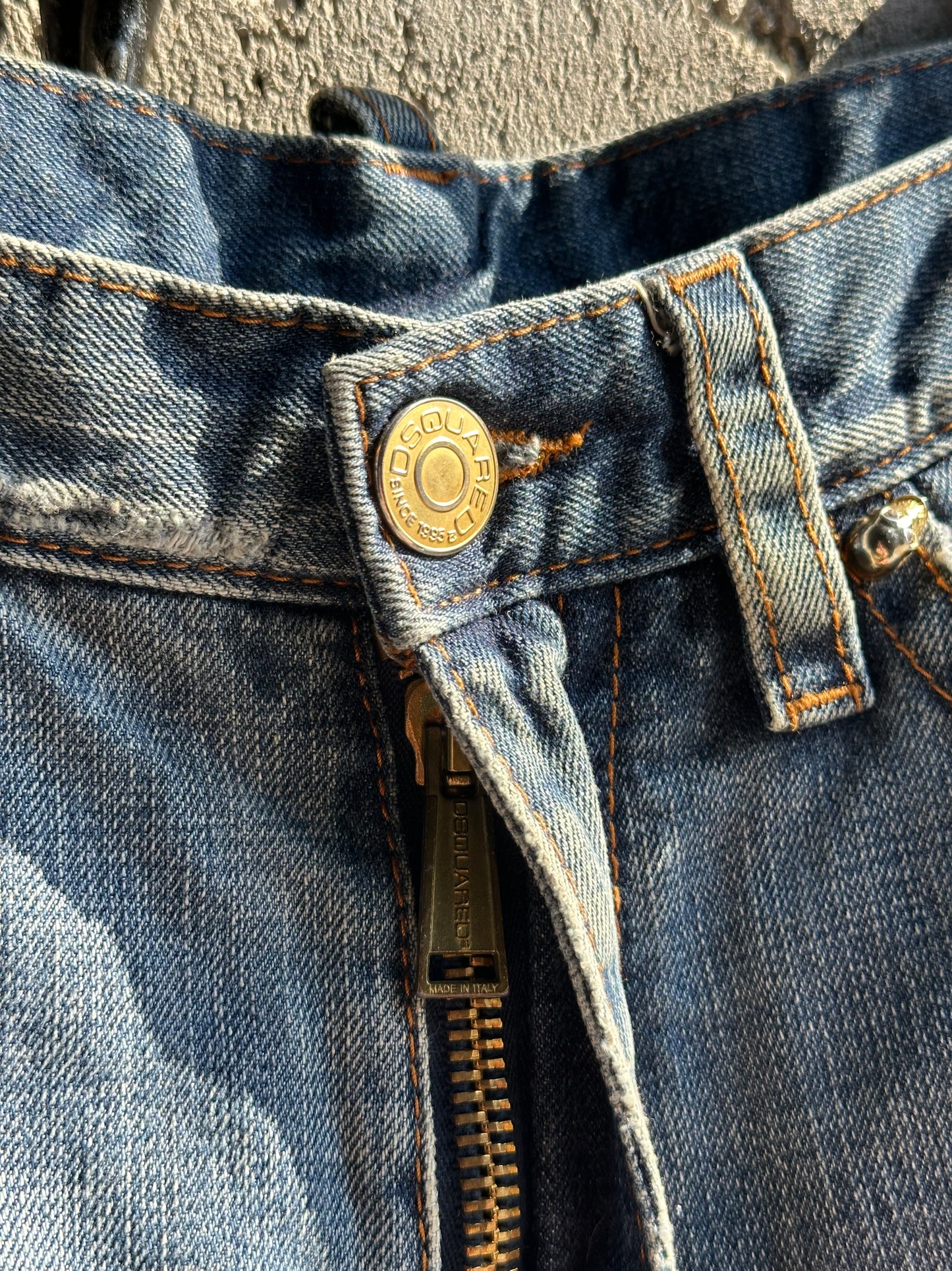 DSQUARED2 FAITH DENIM JORTS