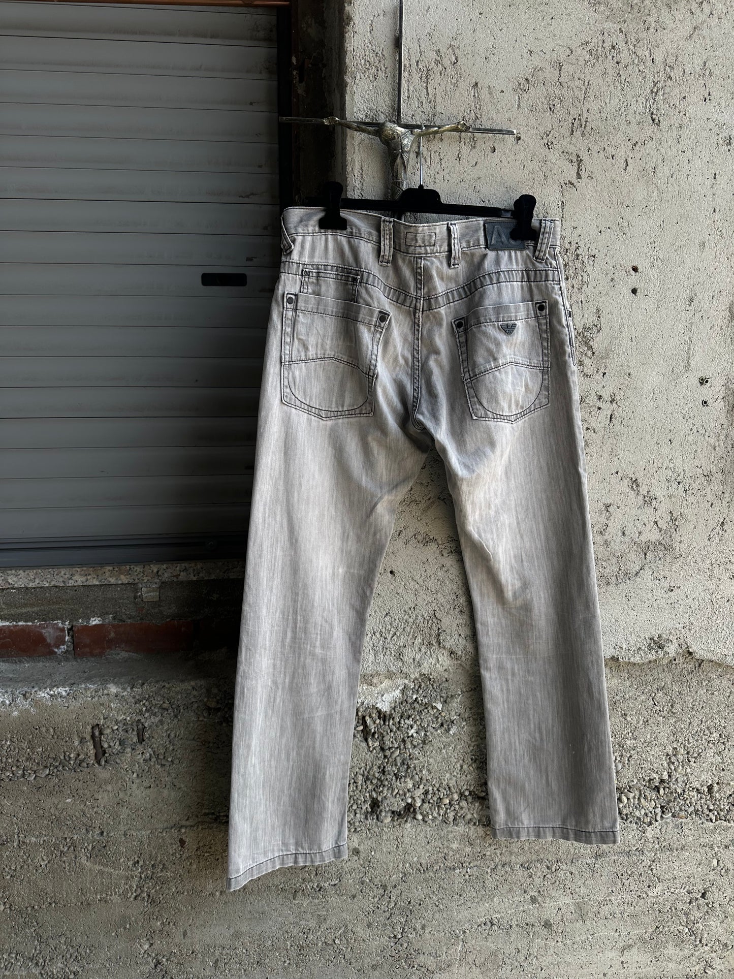 ARMANI GREY DENIM PANTS