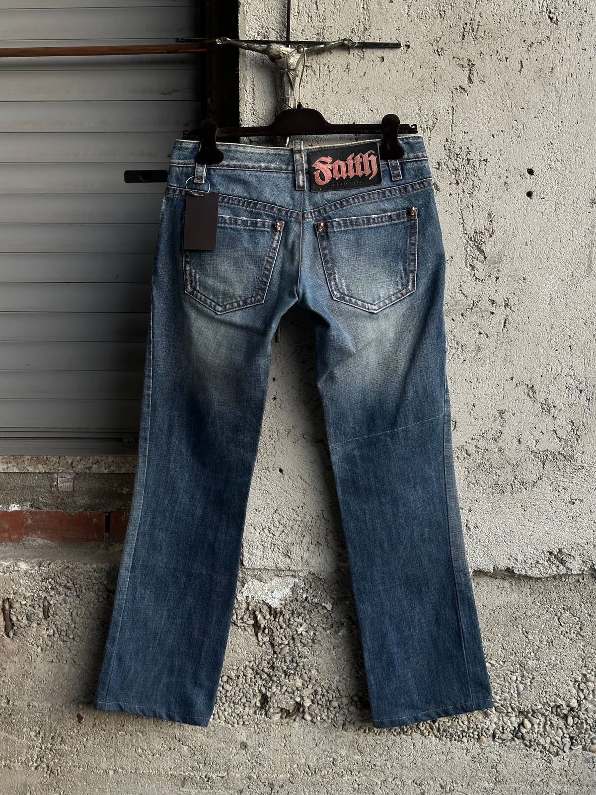 DSQUARED2 SKULL DENIM PANTS