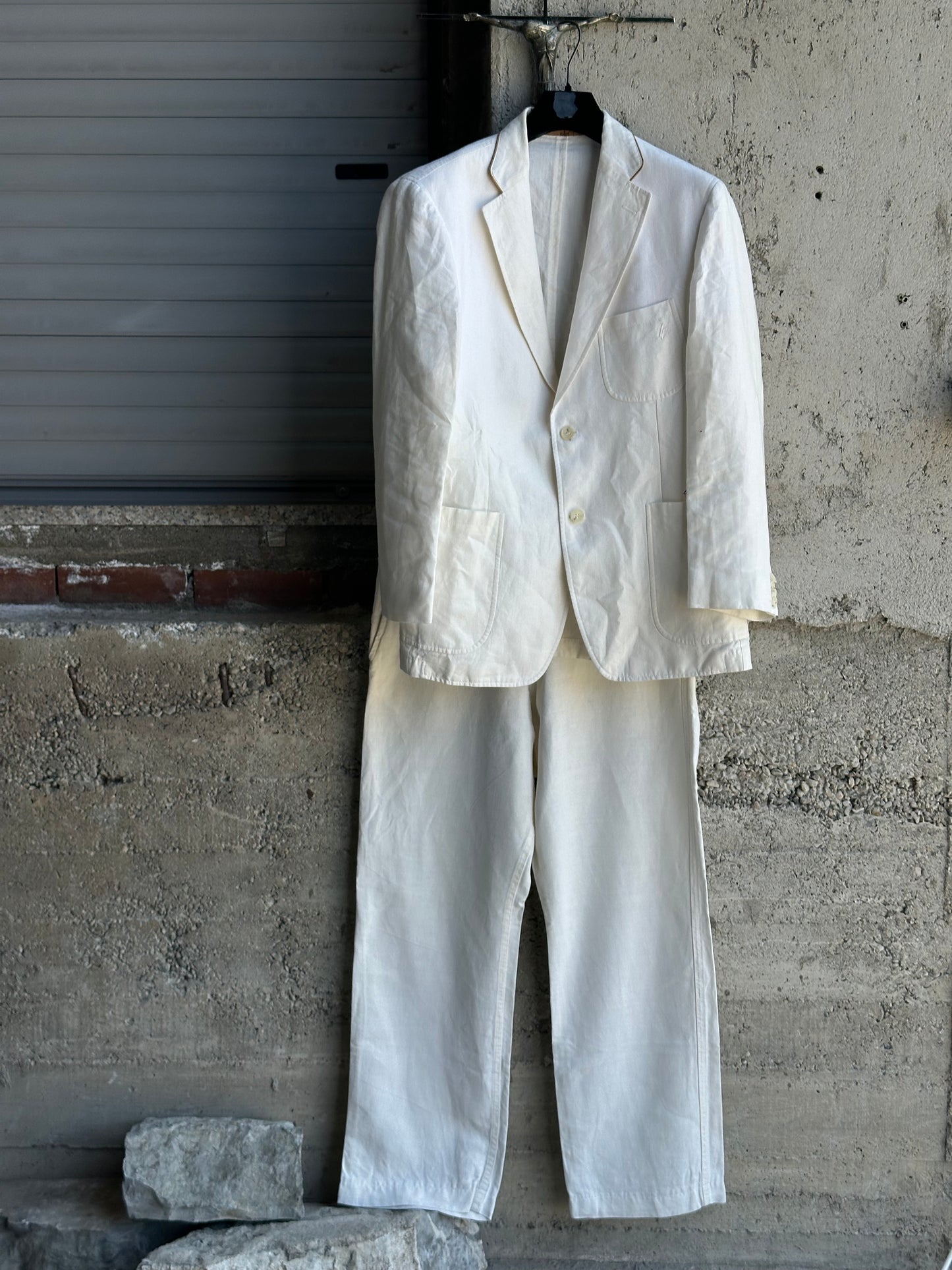 LINEN WITHE CO-ORD SET