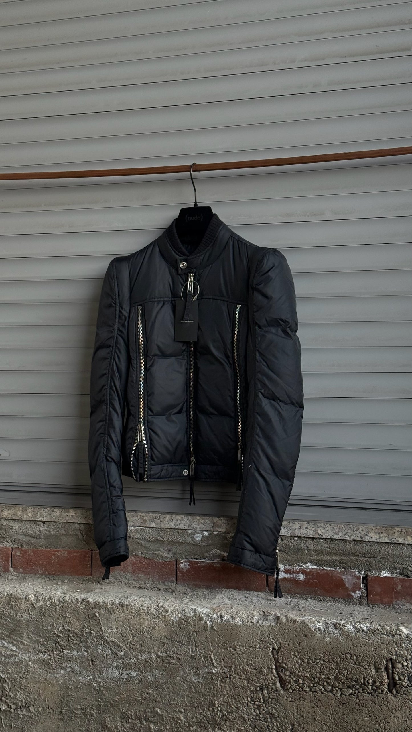 DSQUARED2 STRUCTURED ZIPPED BOMBER