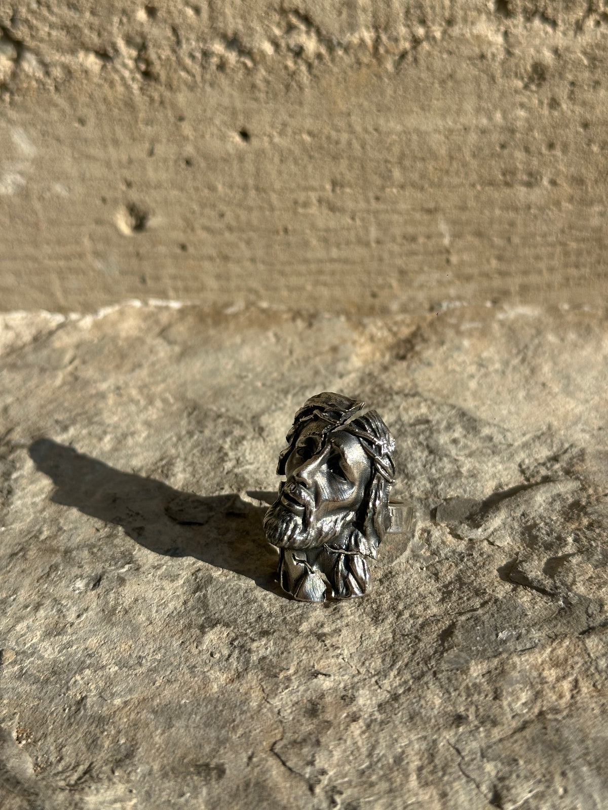 SACRED GRIEF SILVER RING BY V
