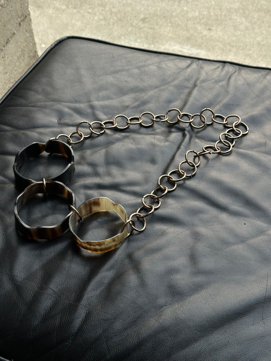 CIRCLE BONES NECKLACE