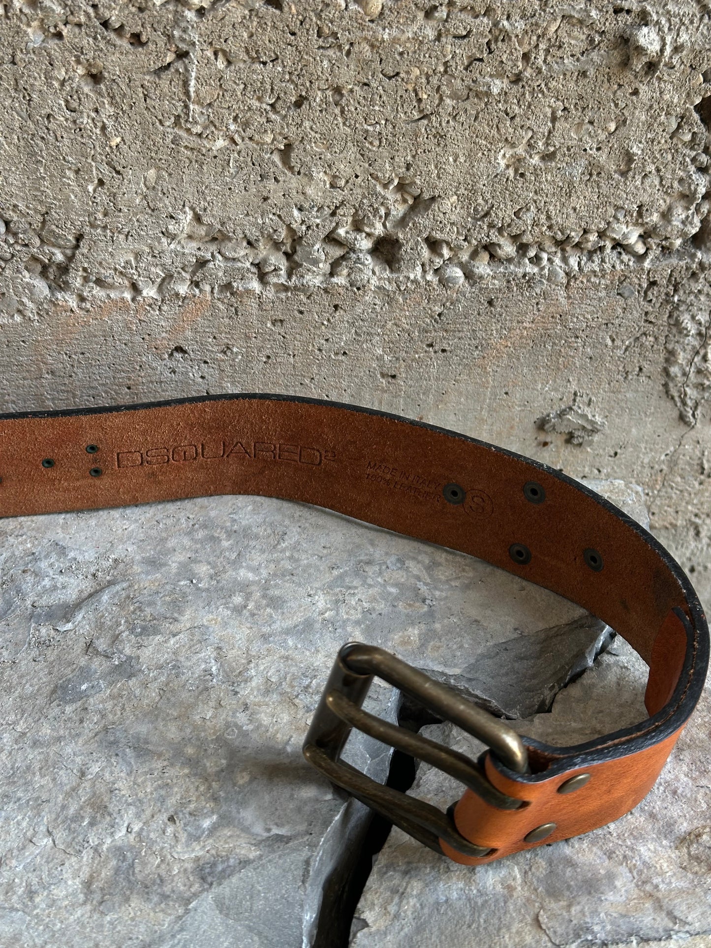 DSQUARED2 RODEO LOGO BELT