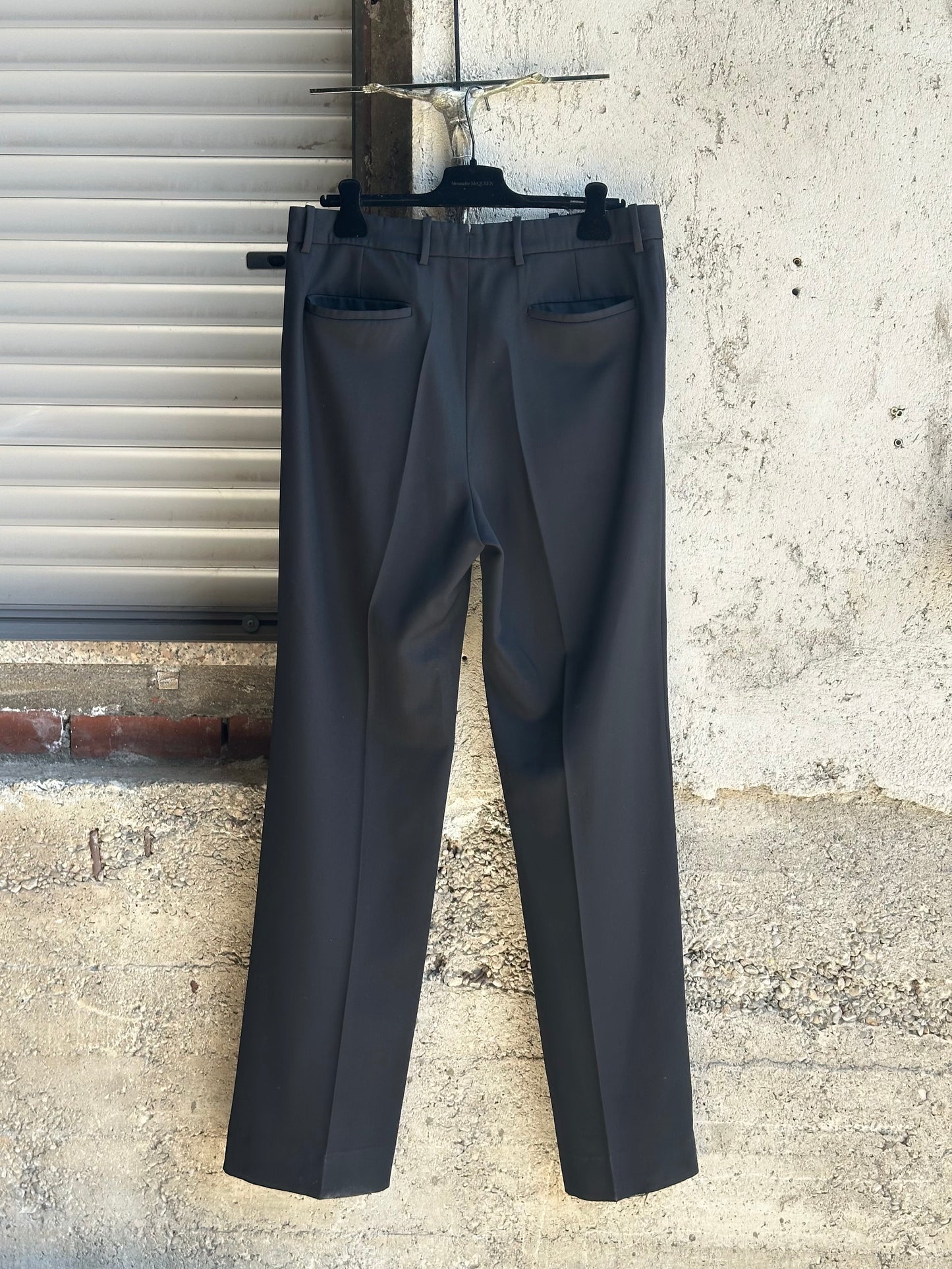 ANN DEMEULEMEESTER CLASSIC STRAIGHT-LEG TROUSERS