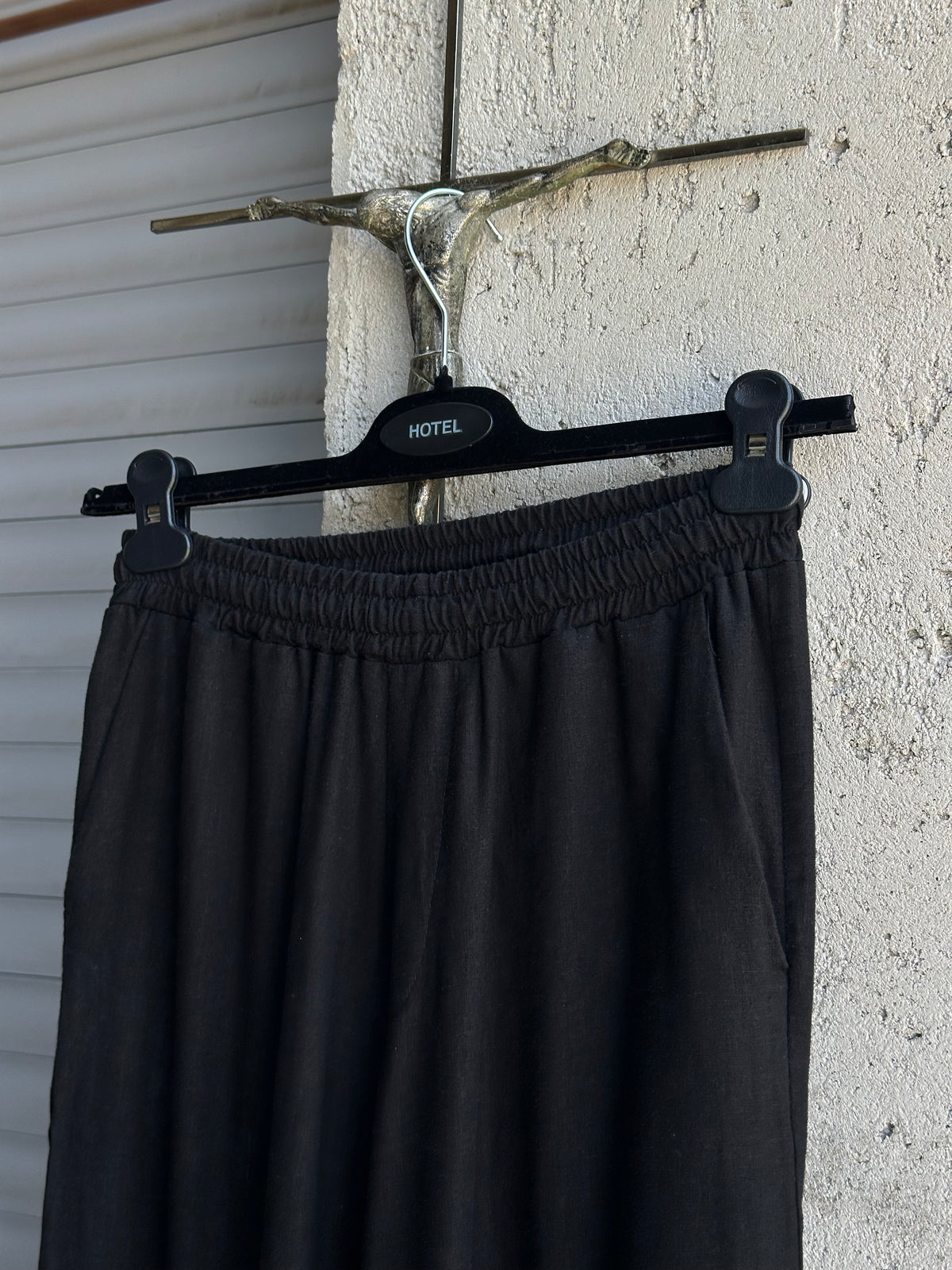 LINEN BLACK CO-ORD SET