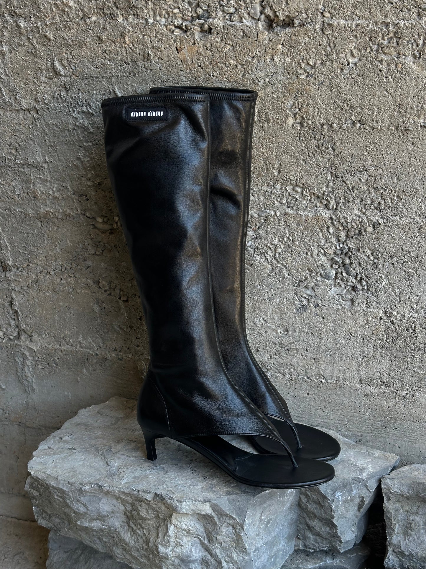MIU MIU THONG BOOTS