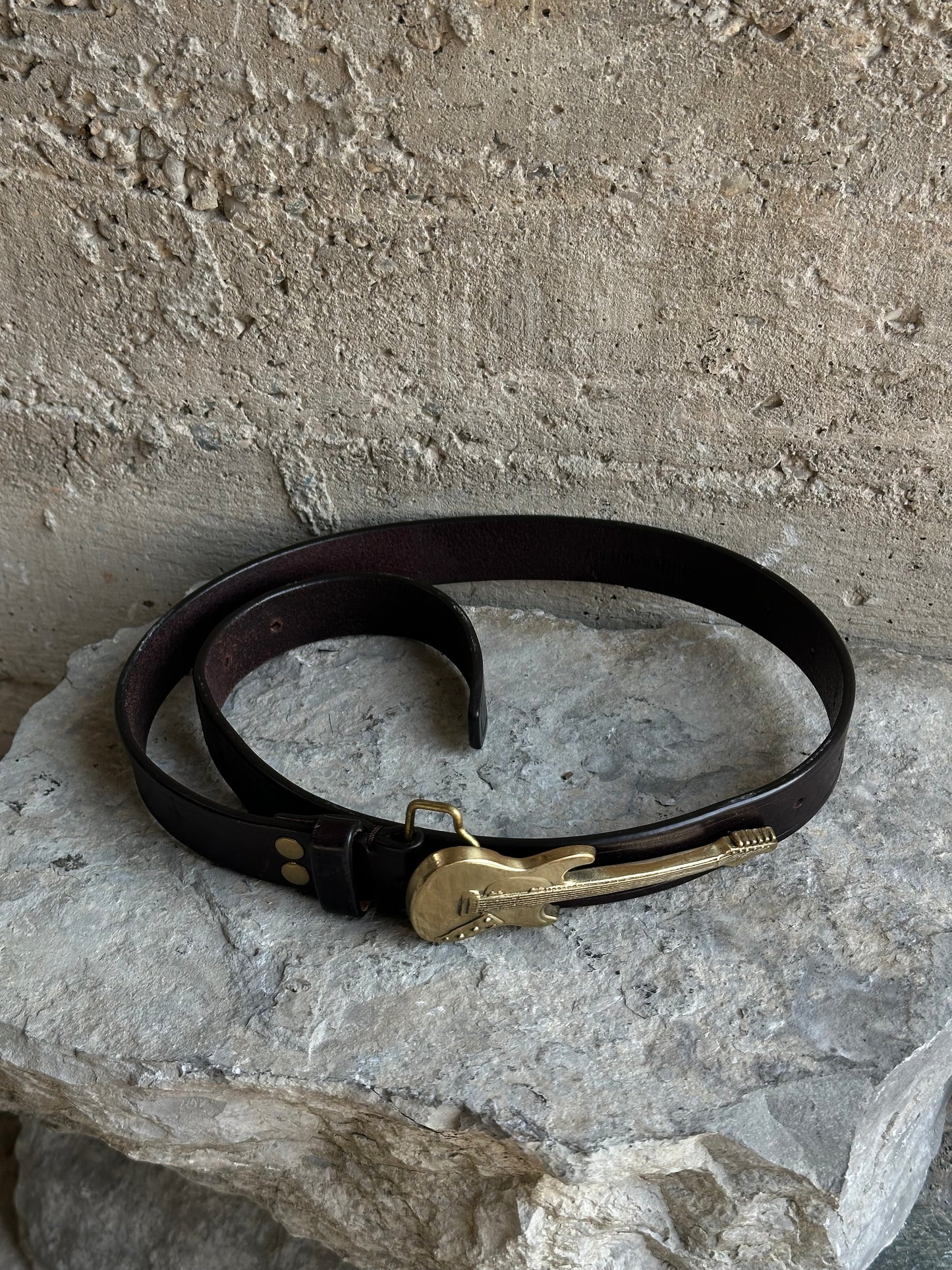 ANN DEMEULEMEESTER ROCKSTAR LEATHER BELT