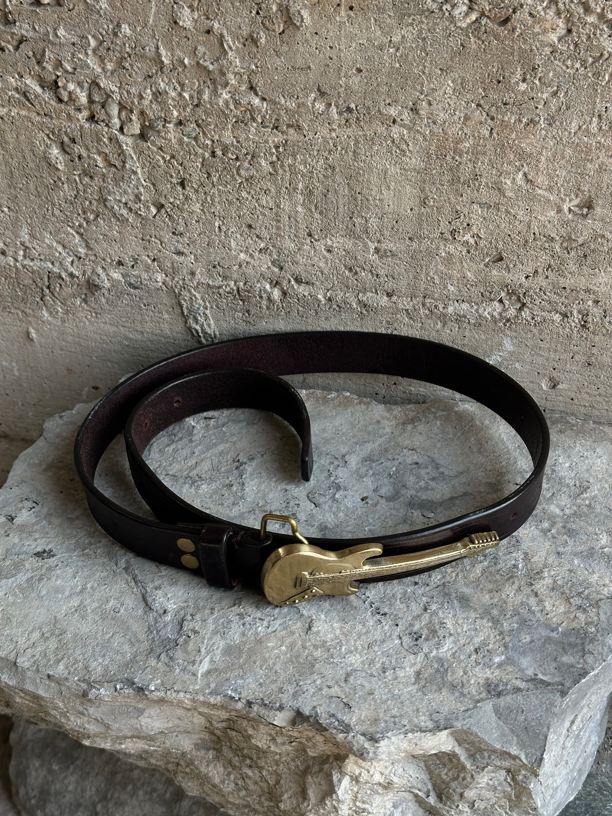 ANN DEMEULEMEESTER ROCKSTAR LEATHER BELT