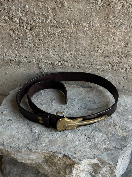 ANN DEMEULEMEESTER ROCKSTAR LEATHER BELT