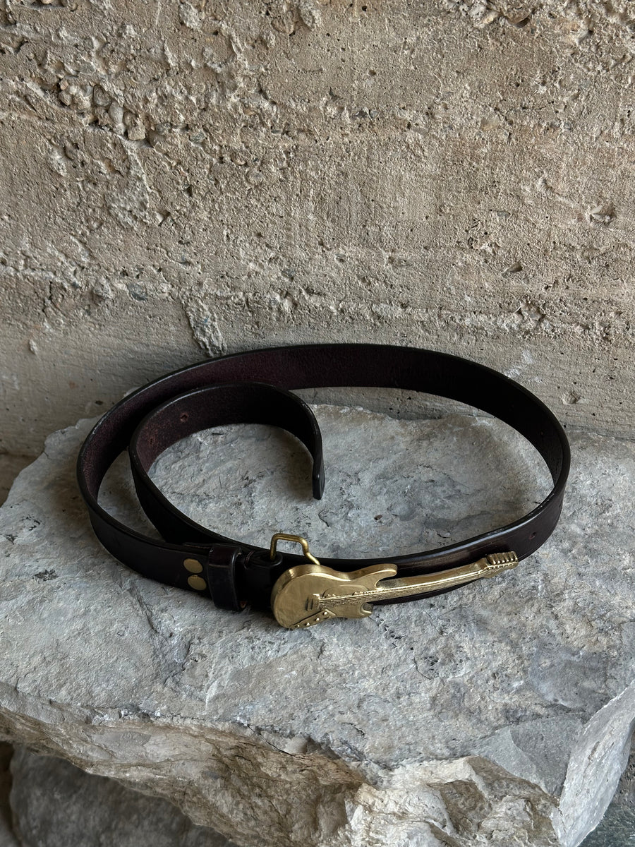 ANN DEMEULEMEESTER ROCKSTAR LEATHER BELT